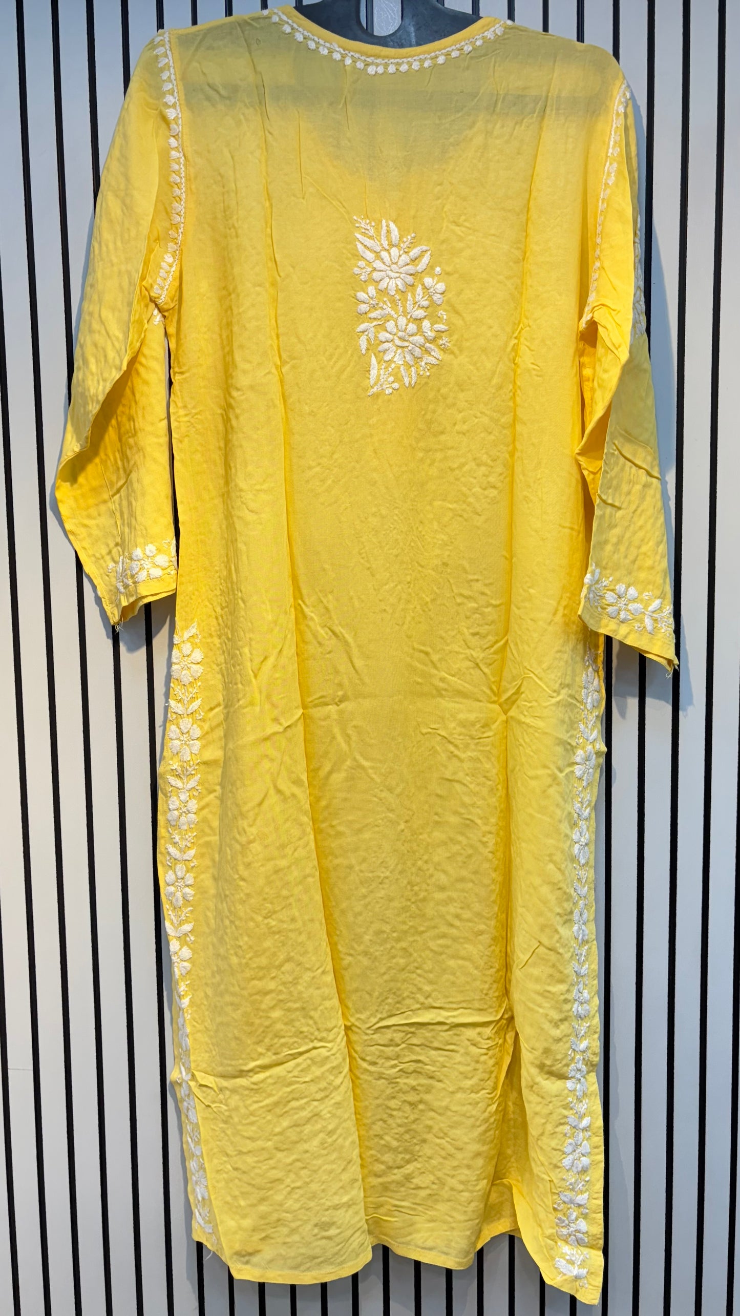 Pure Modal 42 Size Kurtis with Resham thread & 3d Embroidery🪡