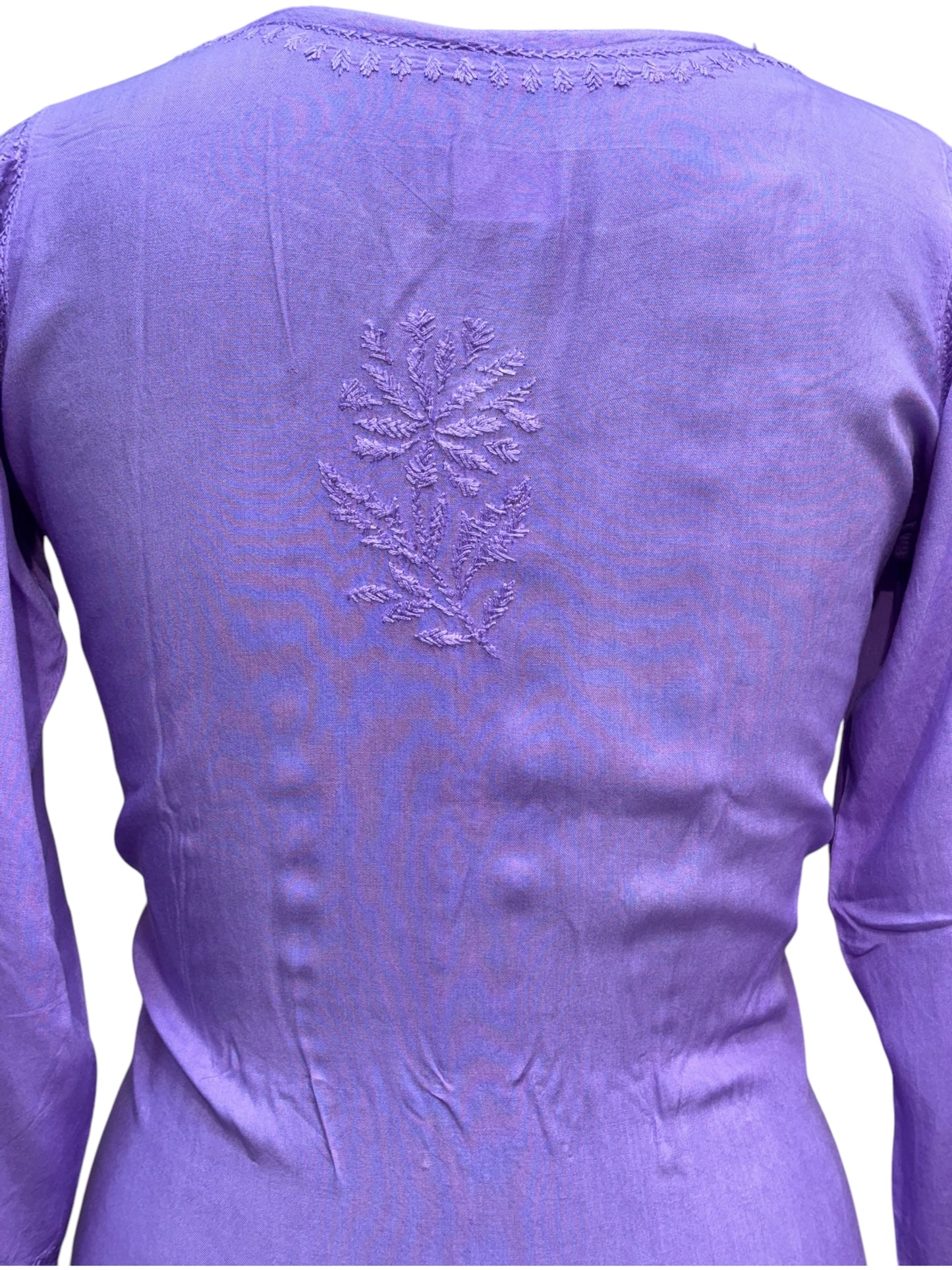 Modal Chikankari Kurti with Delicate Resham Embroidery