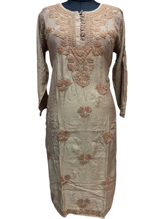 Stunning Muslin Kurti with Self-Thread 3D Embroidery – Elevate Your Ethnic Wardrobe