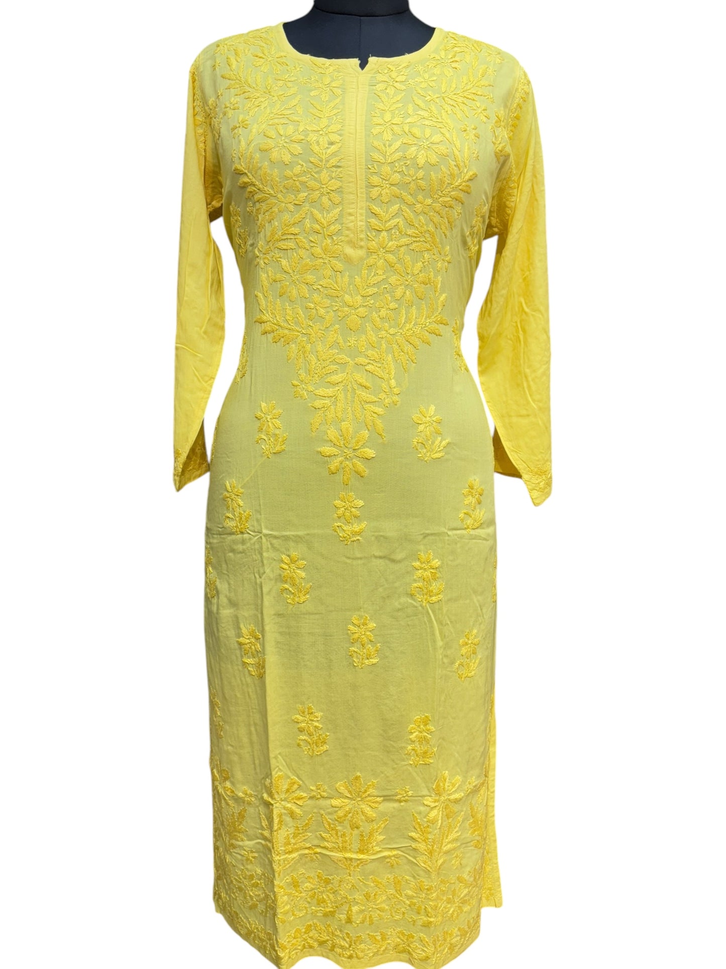 Modal Chikankari Kurti with Delicate Resham Embroidery