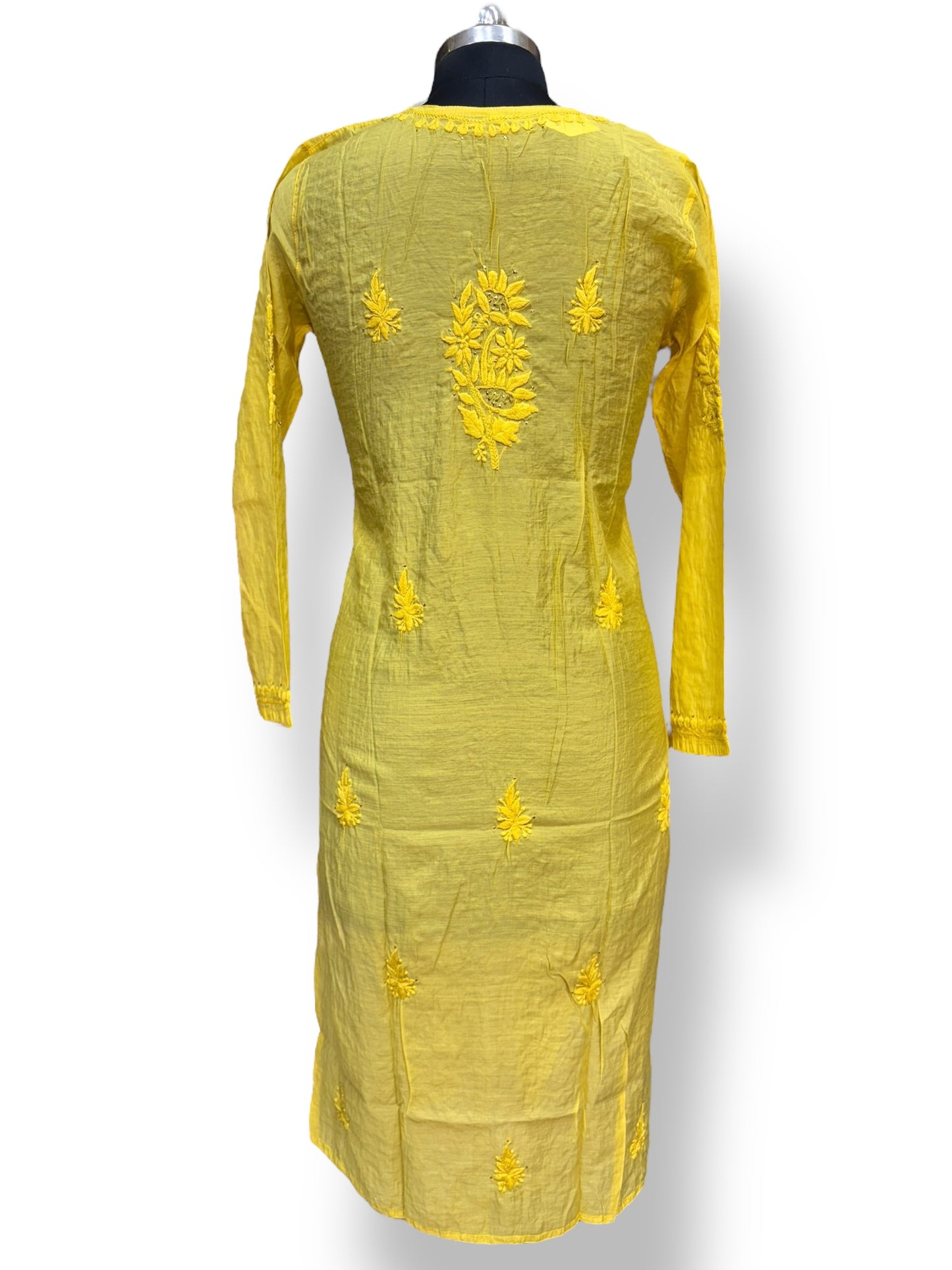 Pure Mul-Chanderi with Intricate 3d & Mukaish Work