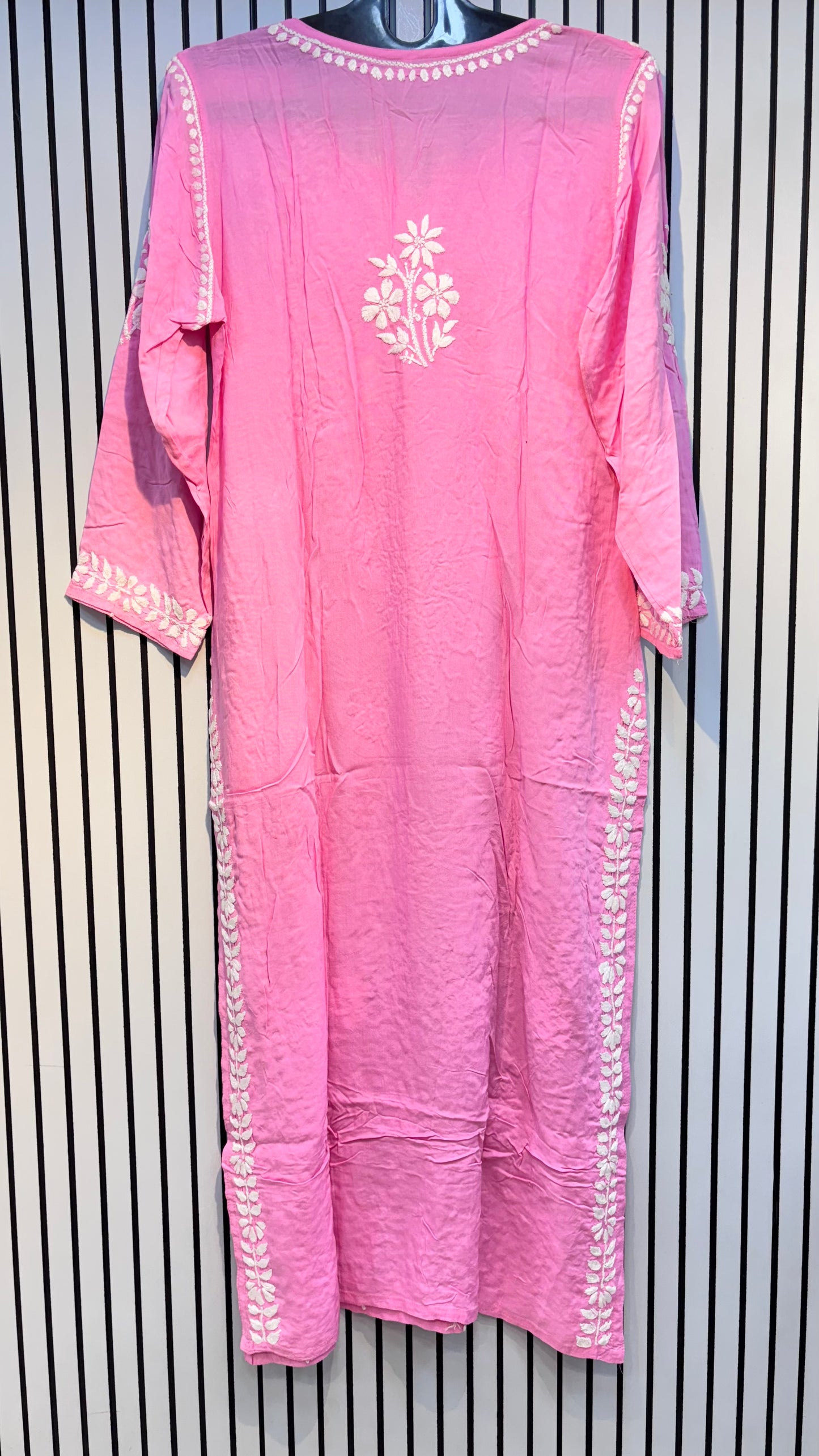 Pure Modal 38 Size Kurtis with Resham thread & 3d Embroidery🪡