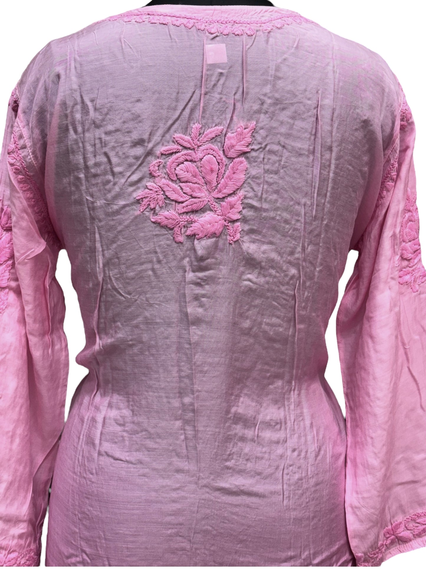 Stunning Muslin Ombre Kurti with Self-Thread 3D Embroidery – Elevate Your Ethnic Wardrobe
