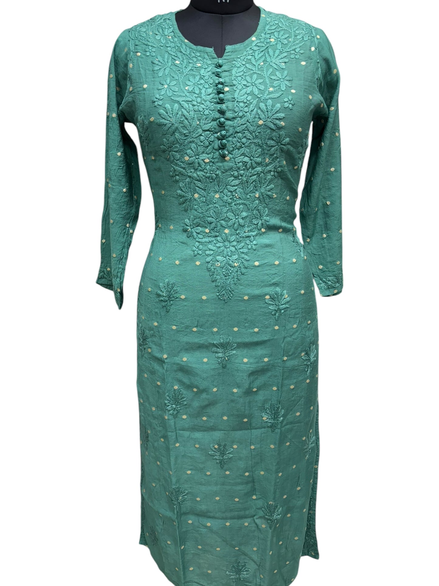 Luxurious Silk Kurti with intricate Embroidery– Unveiling Timeless Artistry