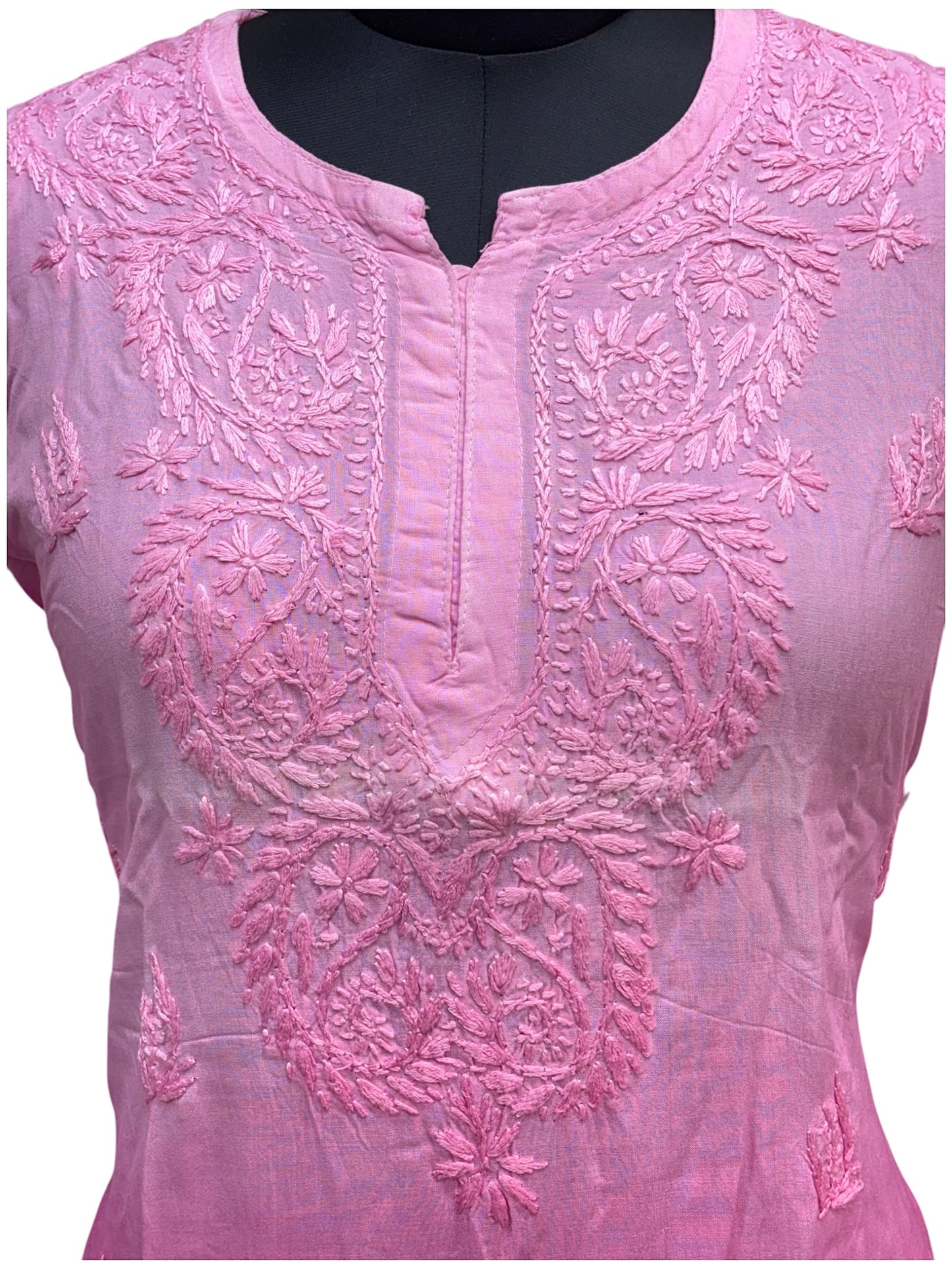 Soft Modal Short Ombre Kurti with Resham Thread - Perfect blend of comfort and style
