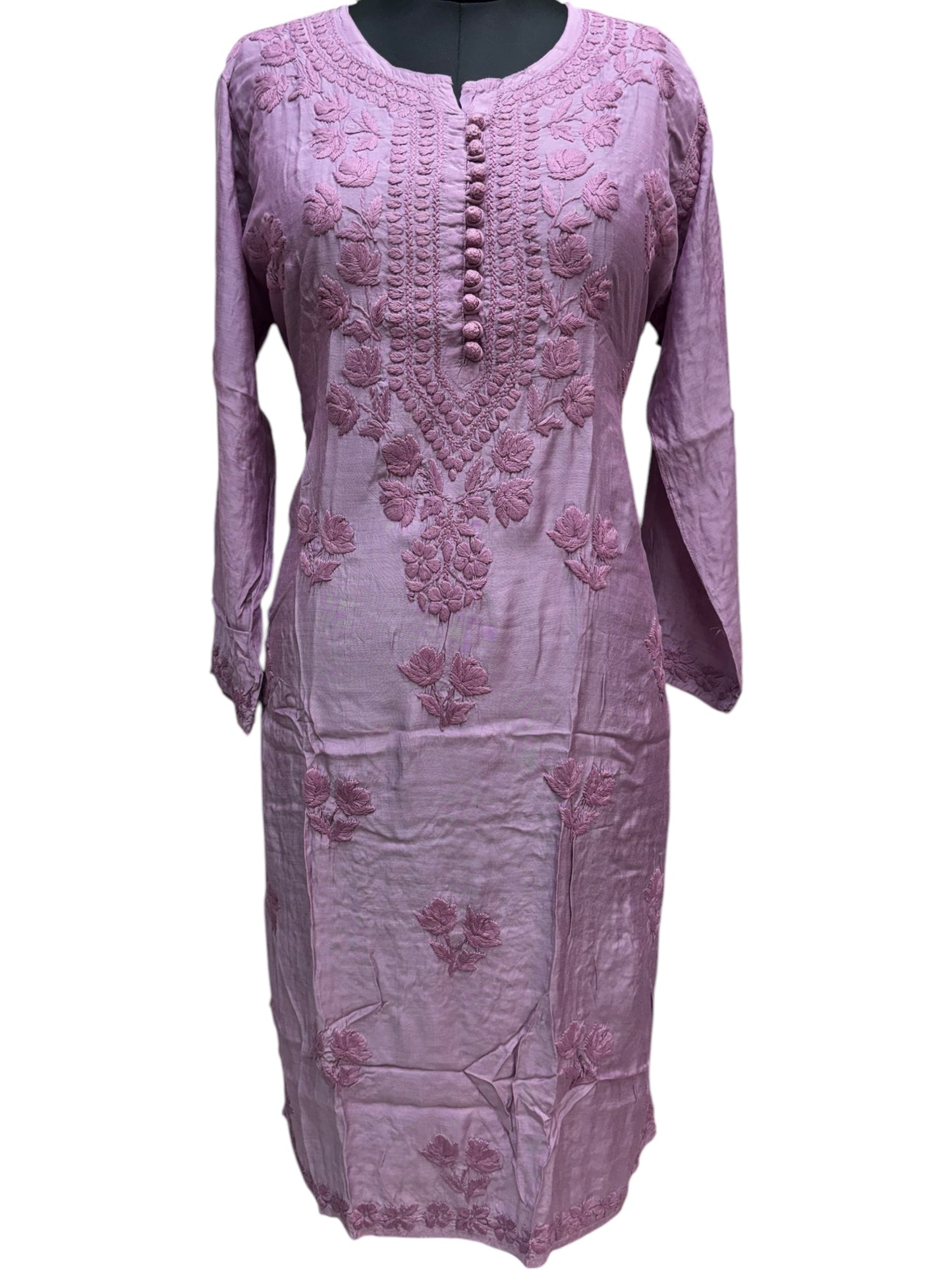 Stunning Muslin Kurti with Self-Thread 3D Embroidery – Elevate Your Ethnic Wardrobe