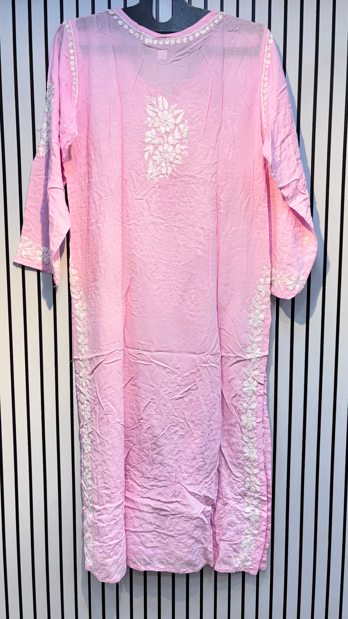 Pure Modal 38 Size Kurtis with Resham thread & 3d Embroidery🪡