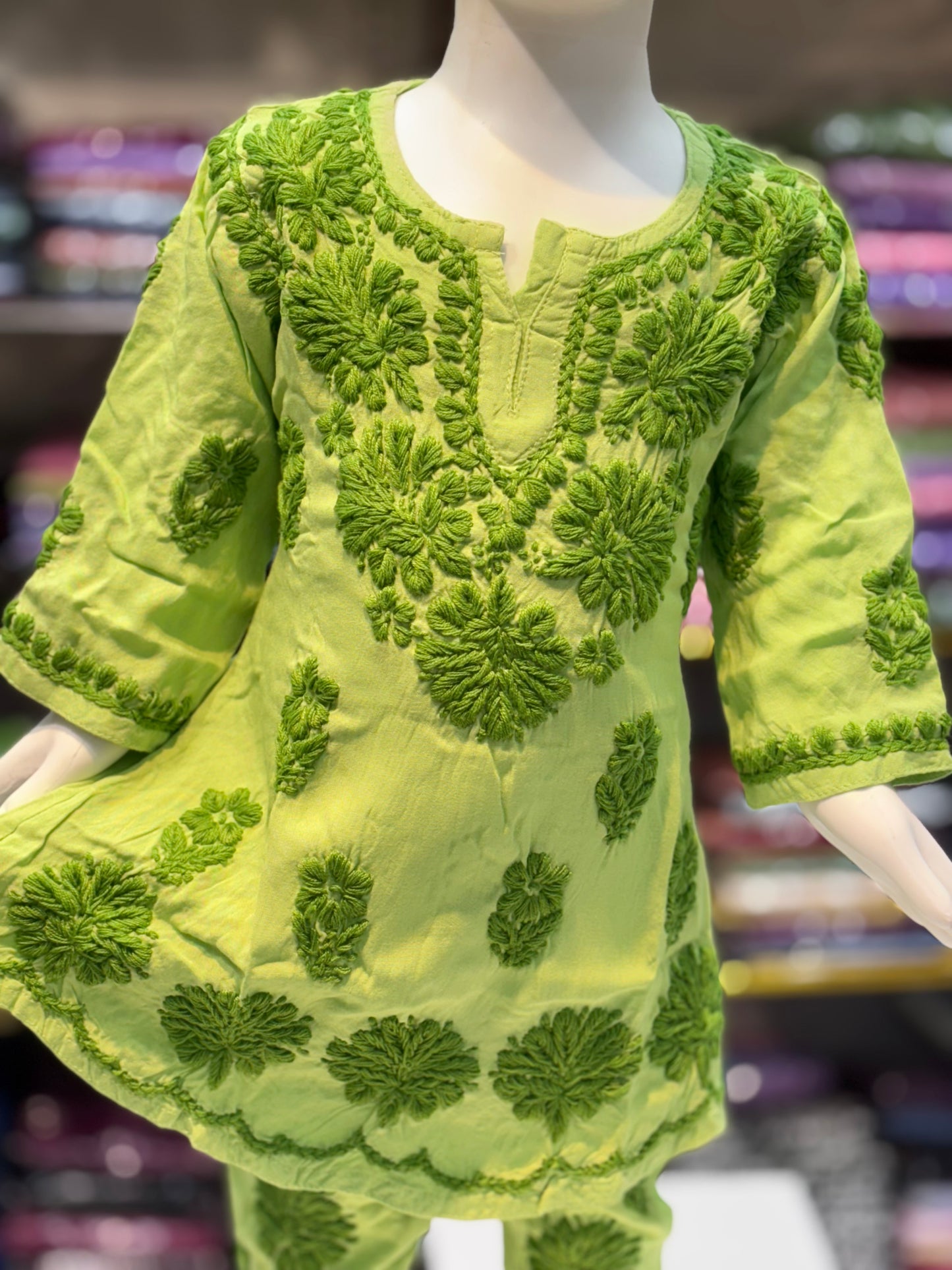 Kids Modal Cord Set With 3d Embroidery