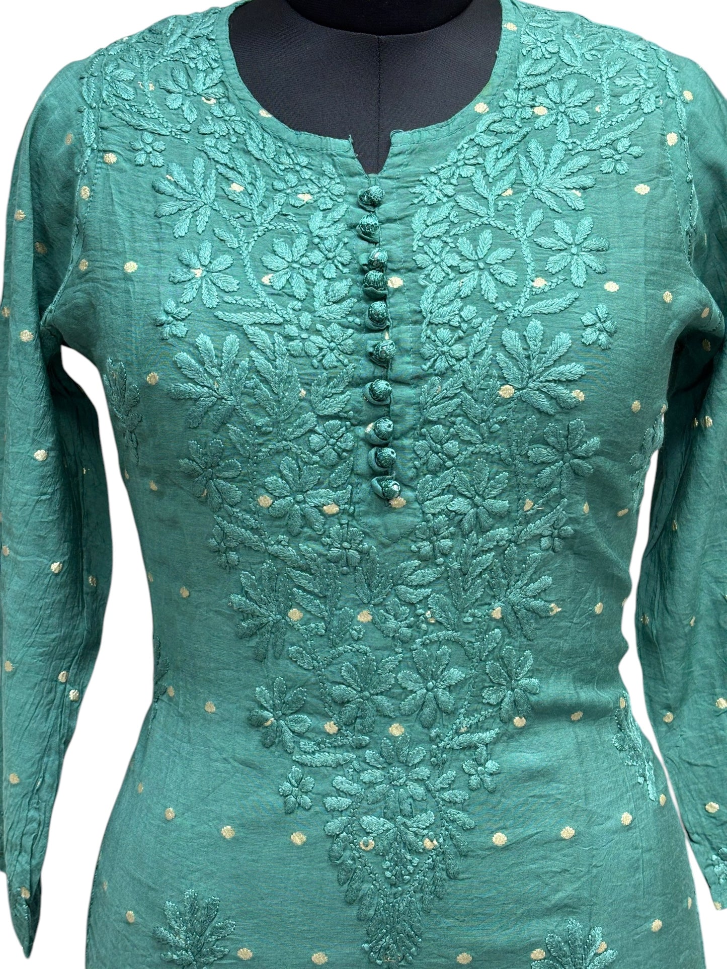 Luxurious Silk Kurti with intricate Embroidery– Unveiling Timeless Artistry