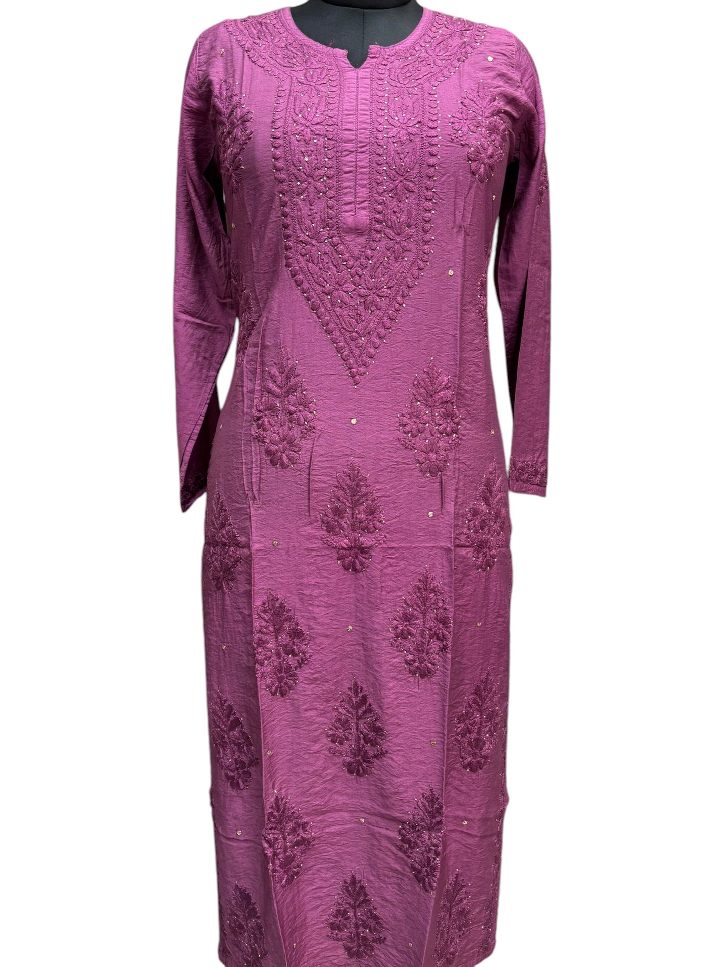 Luxurious Silk Kurti with Mukaish & intricate Resham Embroidery– Unveiling Timeless Artistry