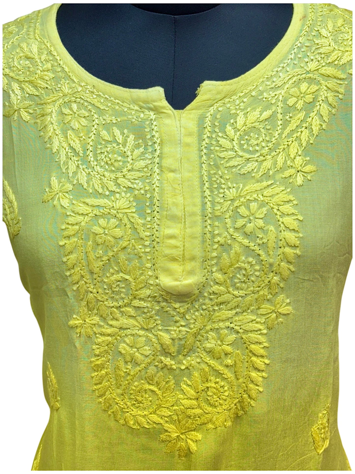 Soft Modal Short Ombre Kurti with Resham Thread - Perfect blend of comfort and style