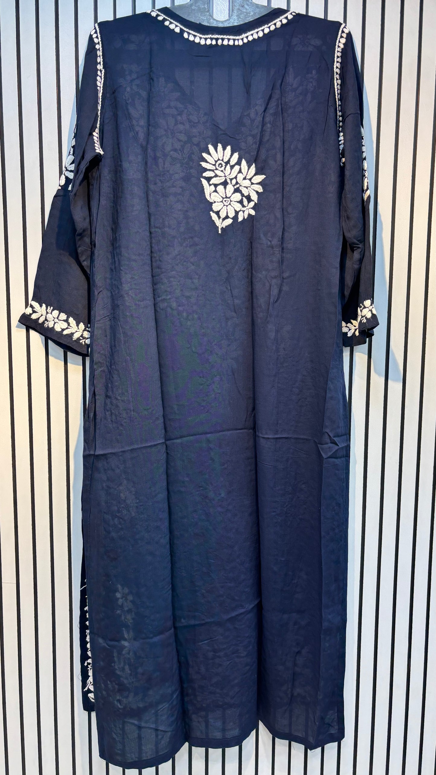 Pure Modal 38 Size Kurtis with Resham thread & 3d Embroidery🪡