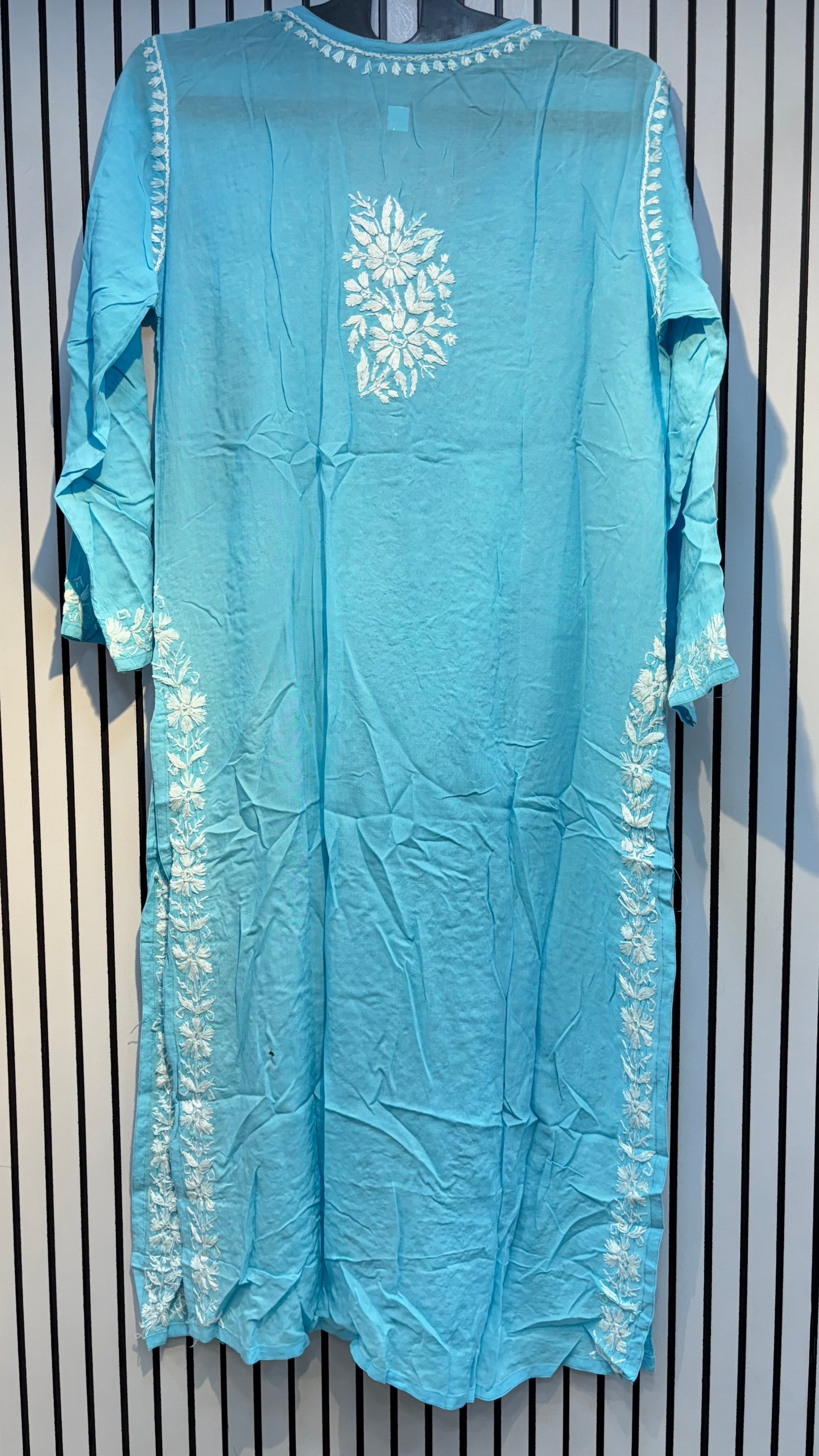 Pure Modal 38 Size Kurtis with Resham thread & 3d Embroidery🪡