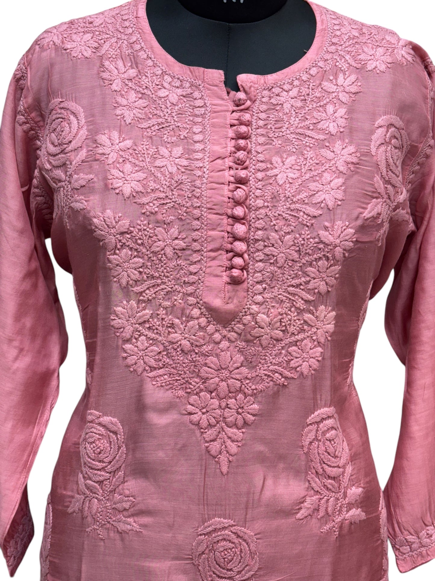 Stunning Muslin Kurti with Self-Thread 3D Embroidery – Elevate Your Ethnic Wardrobe