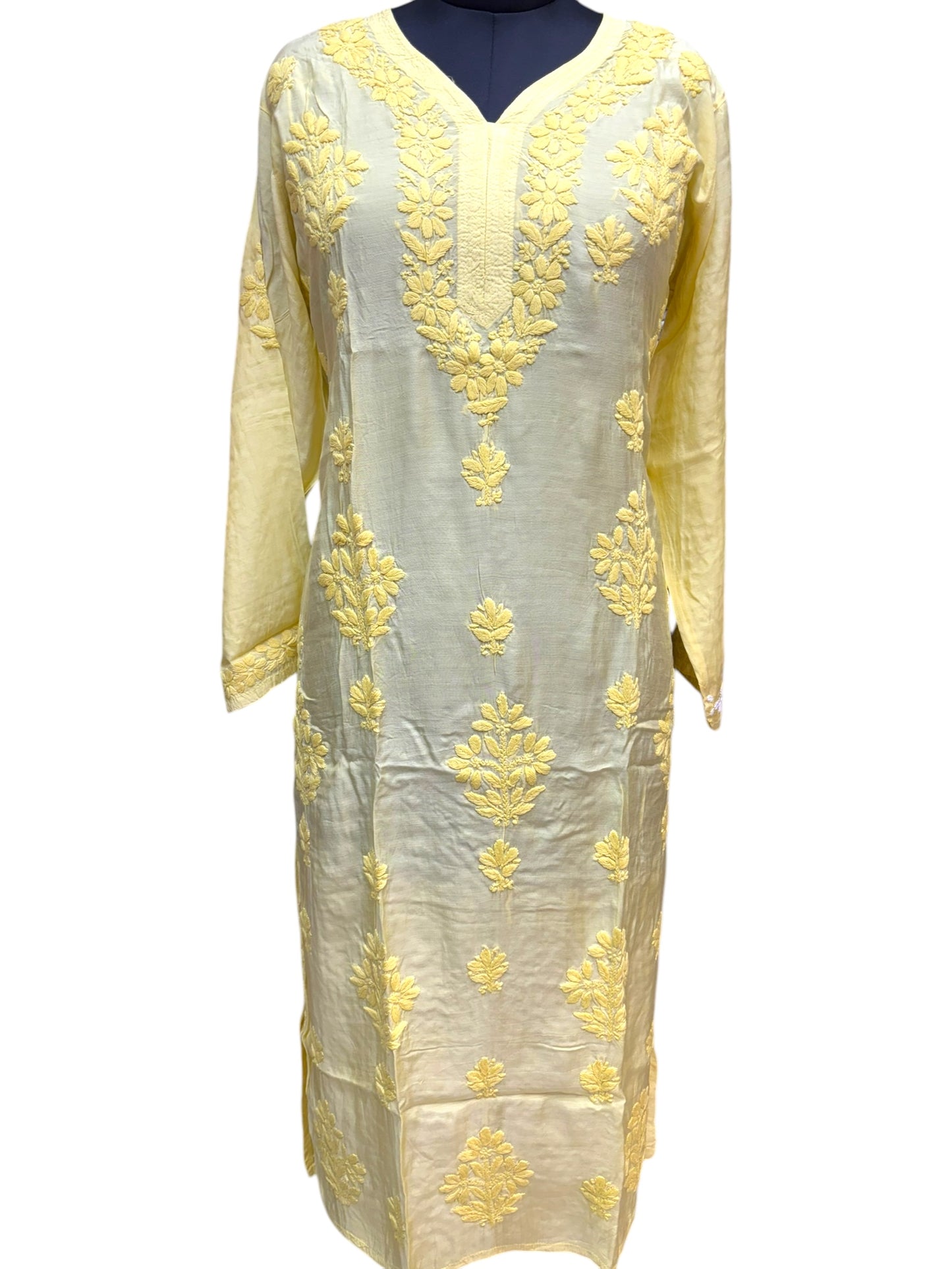 Stunning Muslin Kurti with Self-Thread 3D Embroidery – Elevate Your Ethnic Wardrobe