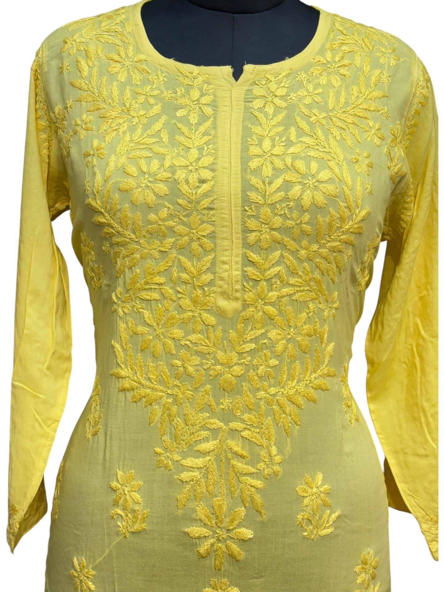 Modal Chikankari Kurti with Delicate Resham Embroidery