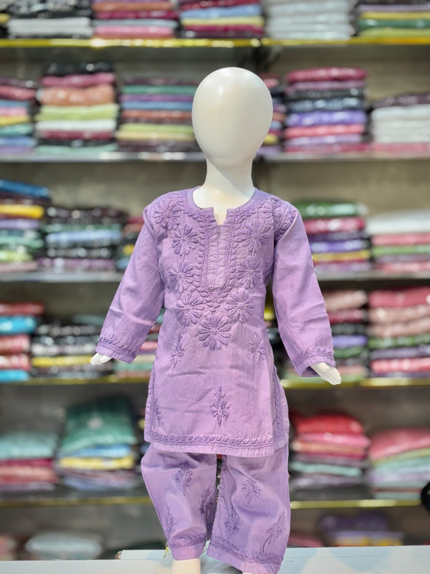 Breathable Cotton-Satin Cord Set: Perfect Blend of Tradition and Modern Comfort