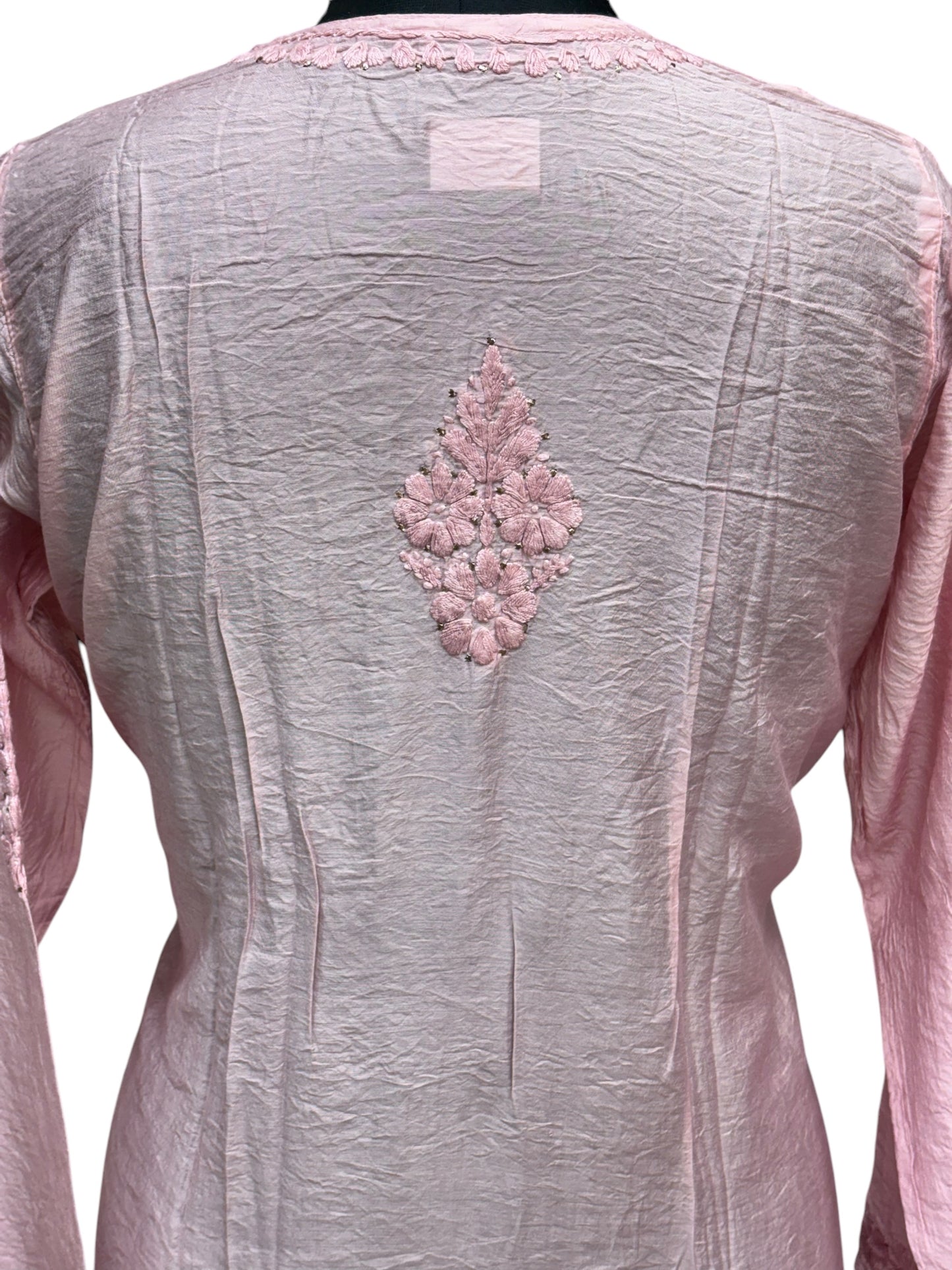 Luxurious Silk Kurti with Mukaish & intricate Resham Embroidery– Unveiling Timeless Artistry