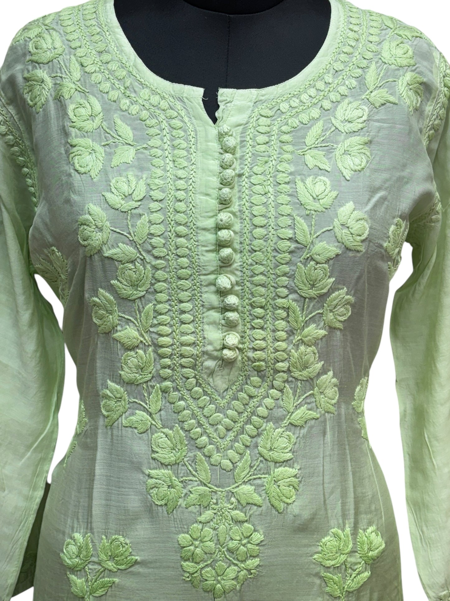 Stunning Muslin Kurti with Self-Thread 3D Embroidery – Elevate Your Ethnic Wardrobe
