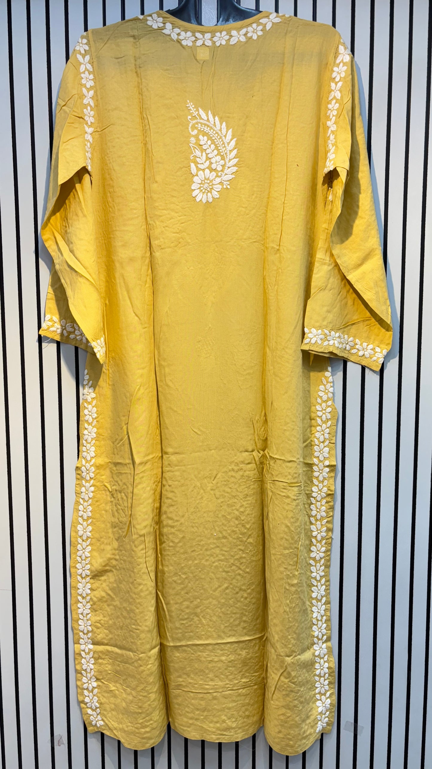 Pure Modal 38 Size Kurtis with Resham thread & 3d Embroidery🪡