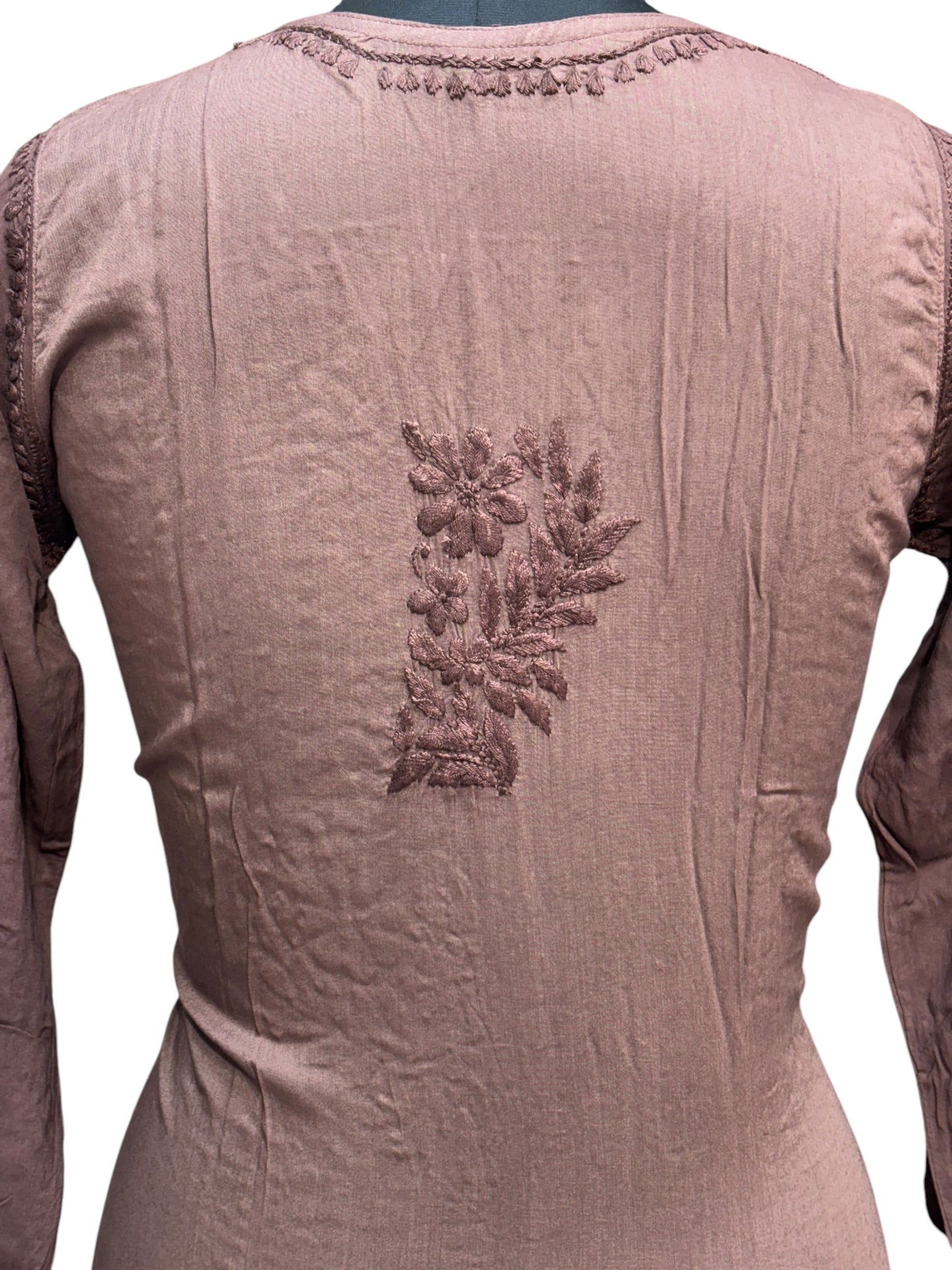 Modal Chikankari Kurti with Delicate Resham Embroidery