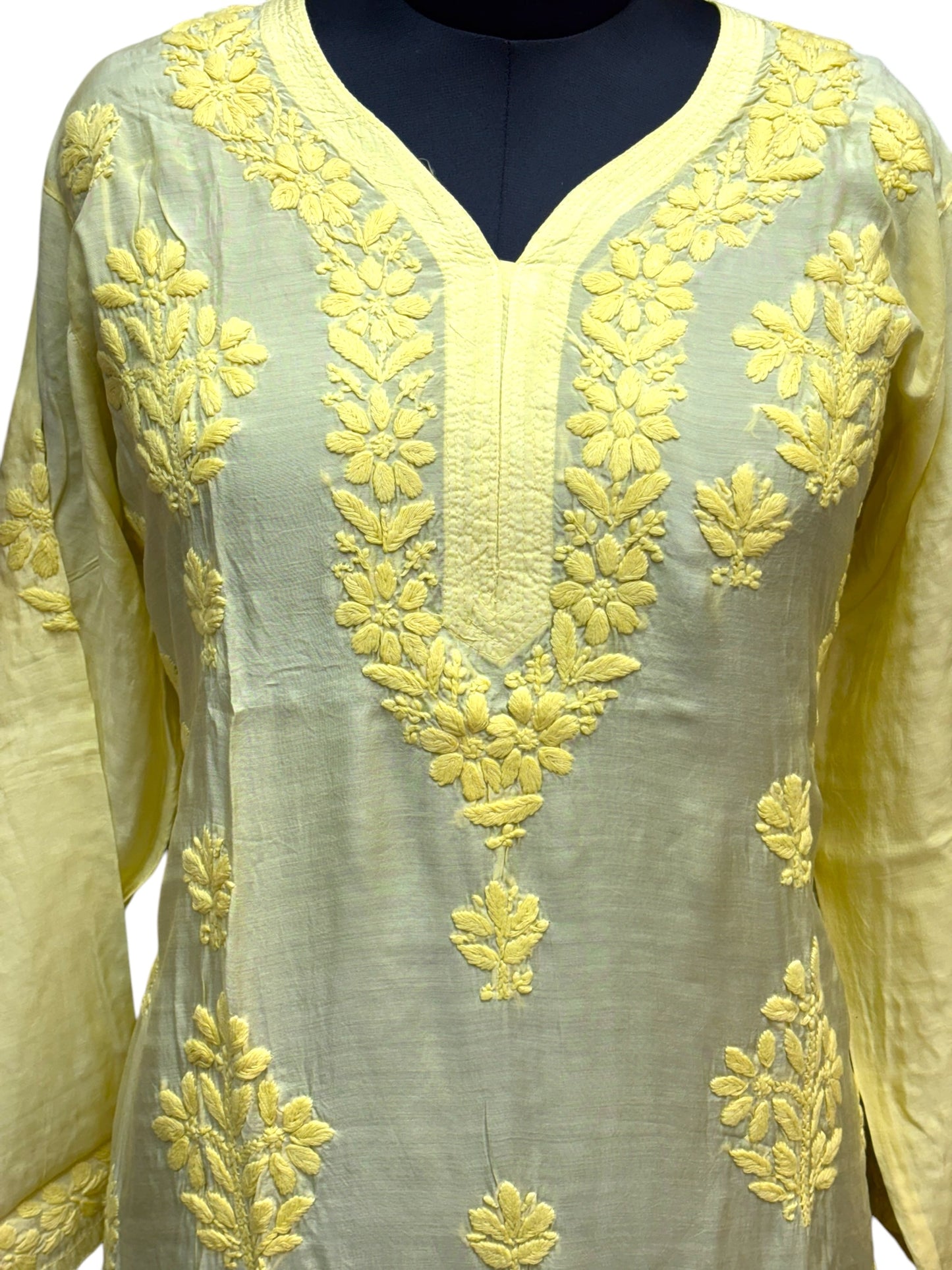 Stunning Muslin Kurti with Self-Thread 3D Embroidery – Elevate Your Ethnic Wardrobe