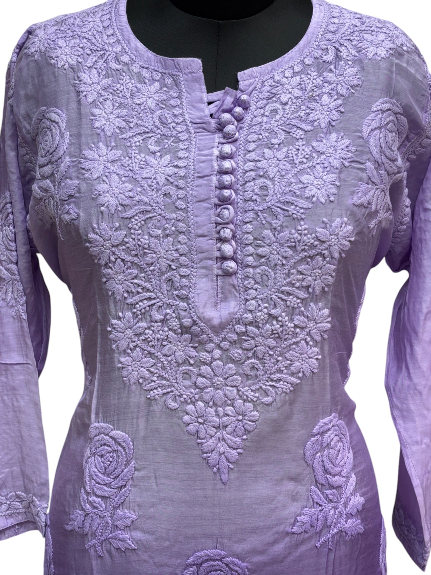 Stunning Muslin Ombre Kurti with Self-Thread 3D Embroidery – Elevate Your Ethnic Wardrobe