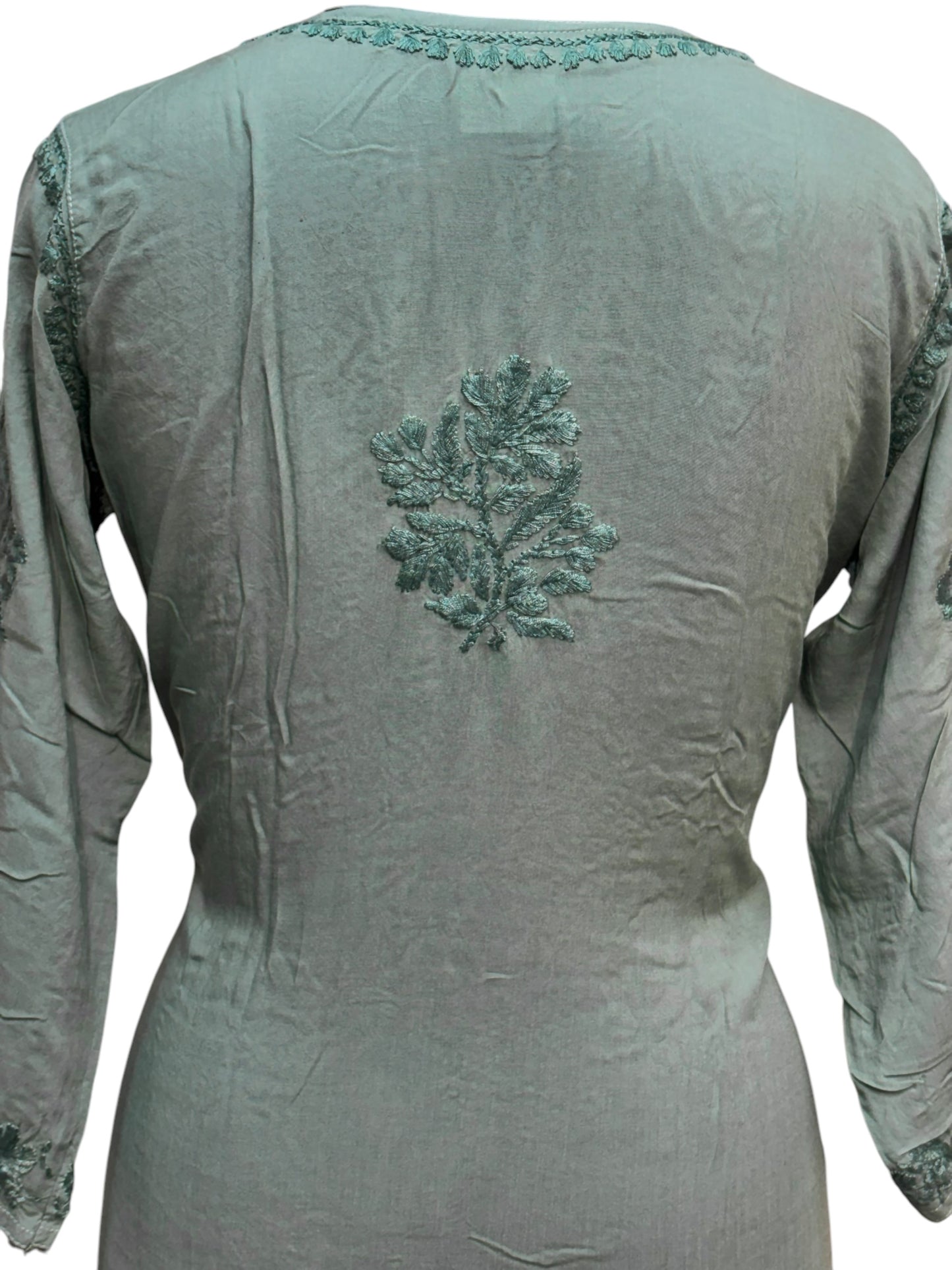 Modal Chikankari Kurti with Delicate Resham Embroidery