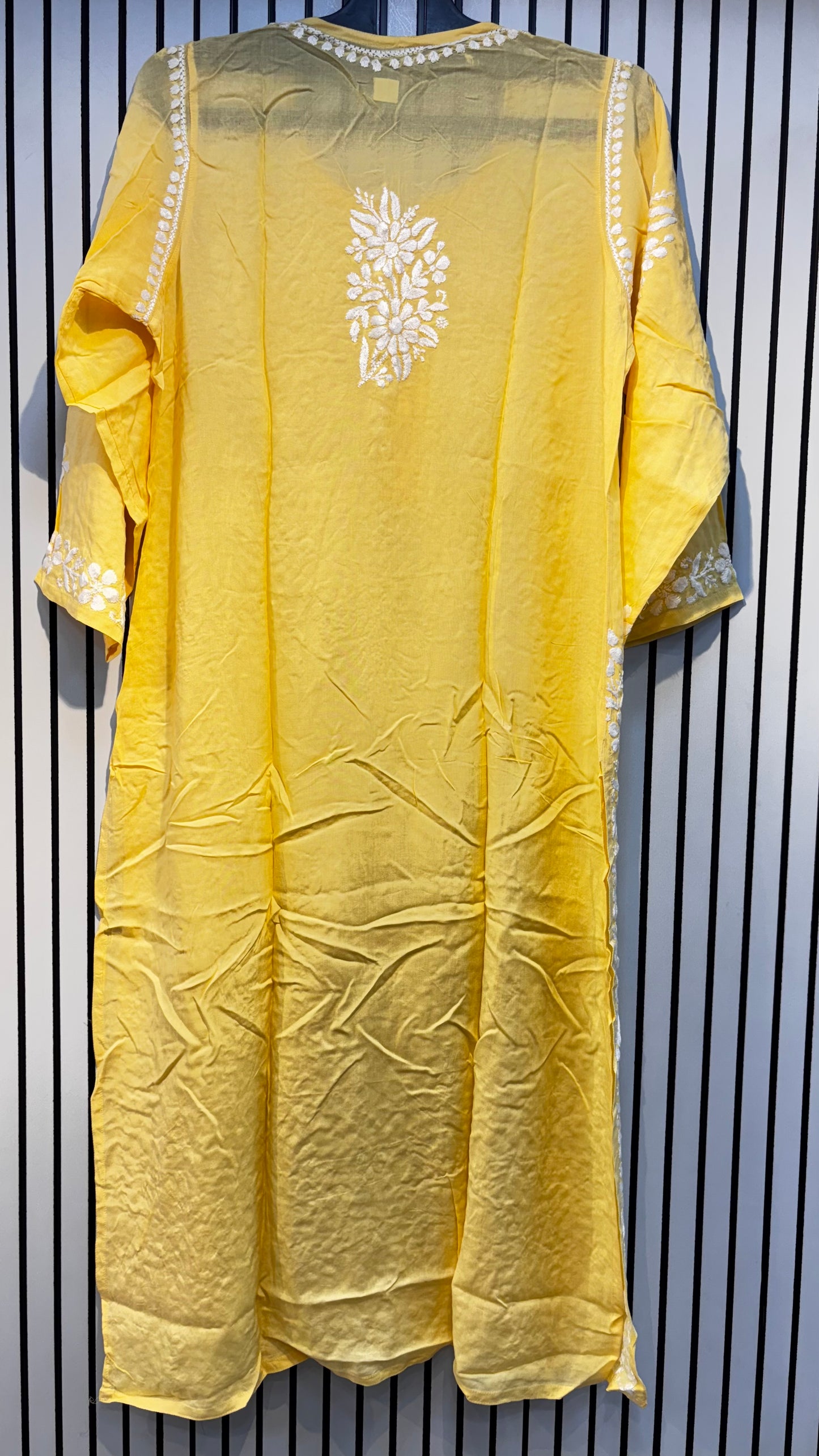 Pure Modal 40 Size Kurtis with Resham thread & 3d Embroidery🪡