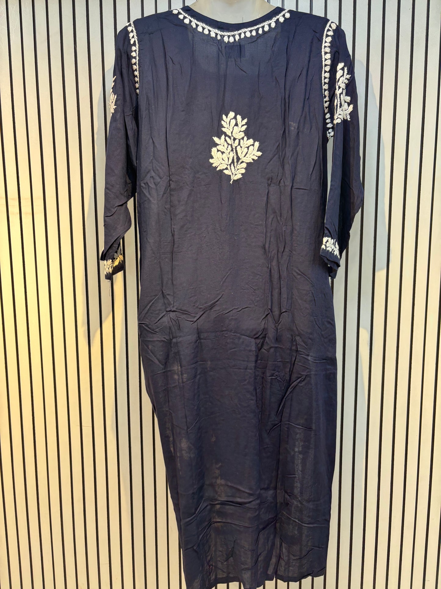 Pure Modal 44 Size Kurtis with Resham thread & 3d Embroidery🪡