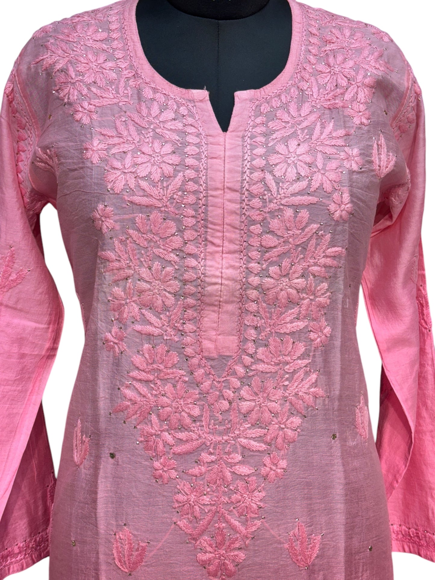 Luxurious Silk Ombre Kurti with Mukaish & intricate Resham Embroidery– Unveiling Timeless Artistry