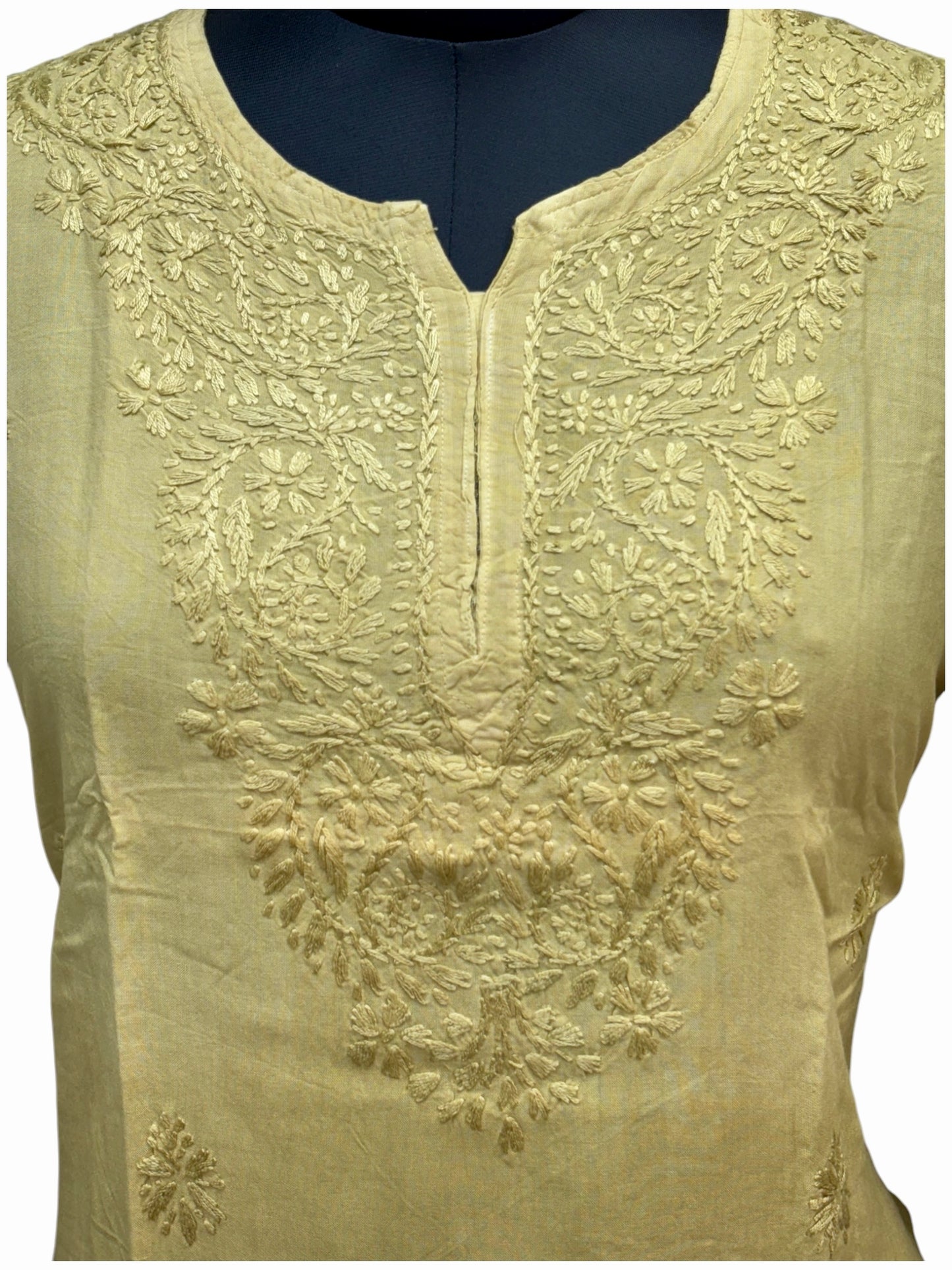 Soft Modal Short Ombre Kurti with Resham Thread - Perfect blend of comfort and style
