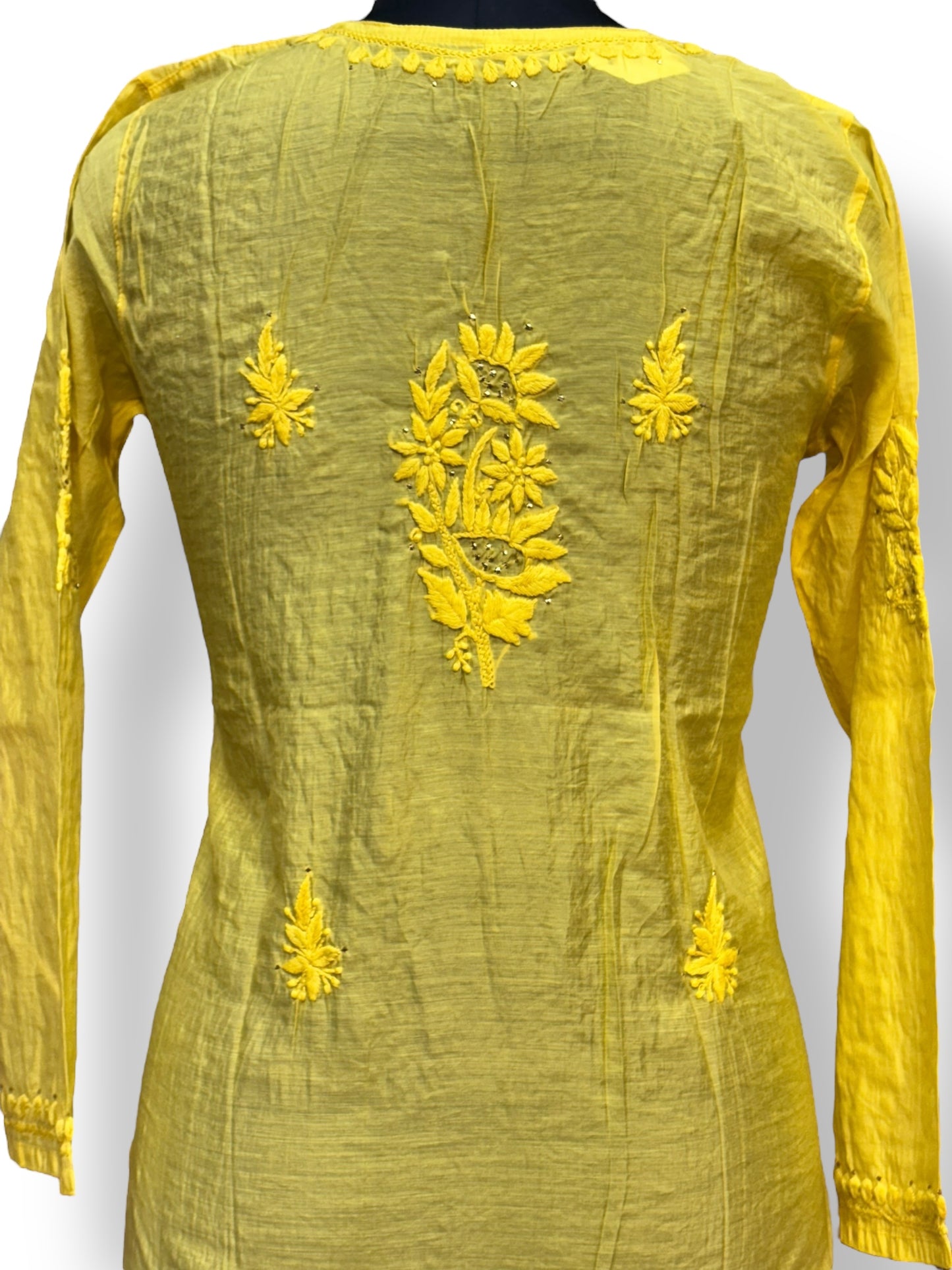 Pure Mul-Chanderi with Intricate 3d & Mukaish Work