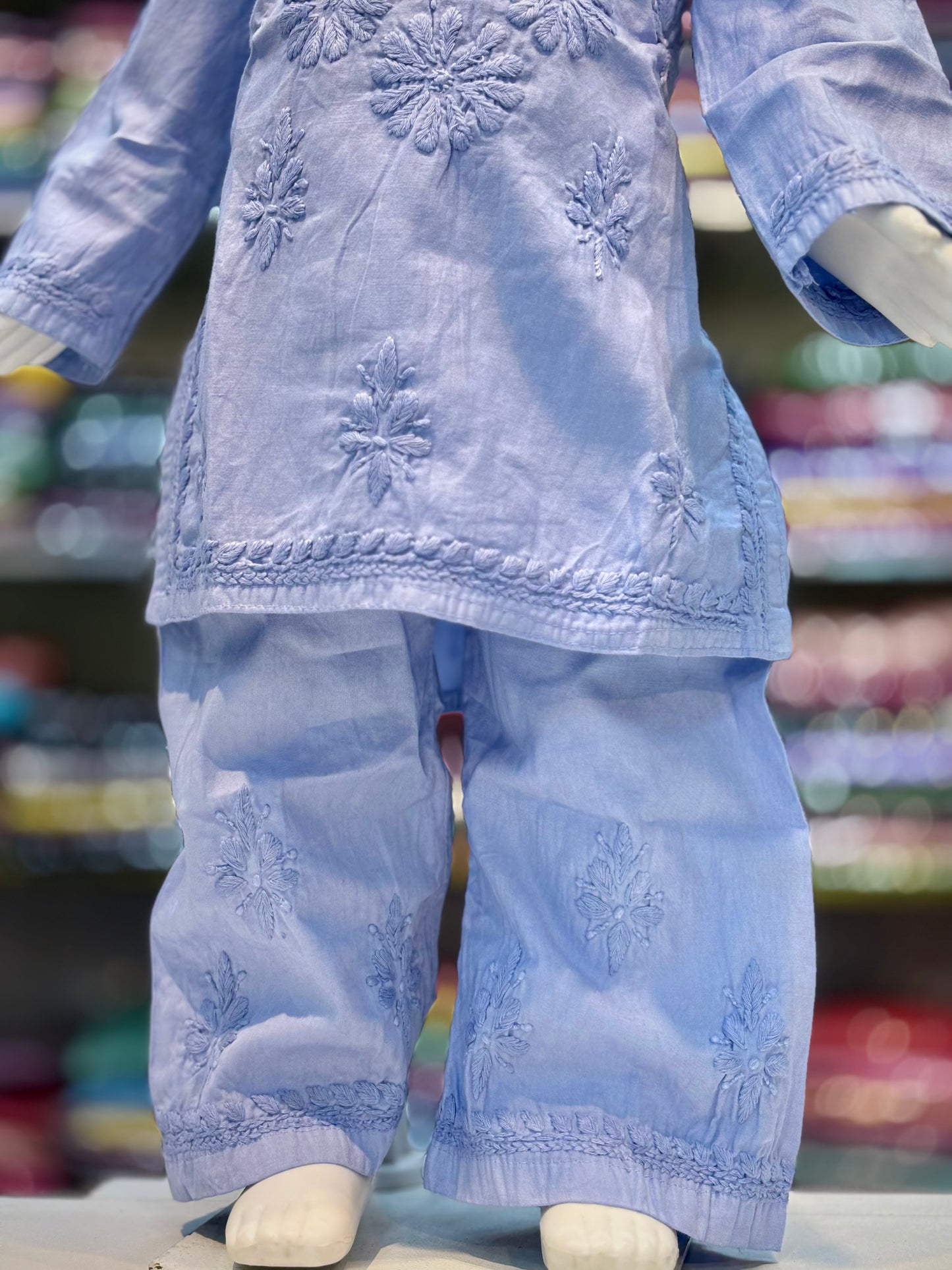 Breathable Cotton-Satin Cord Set: Perfect Blend of Tradition and Modern Comfort