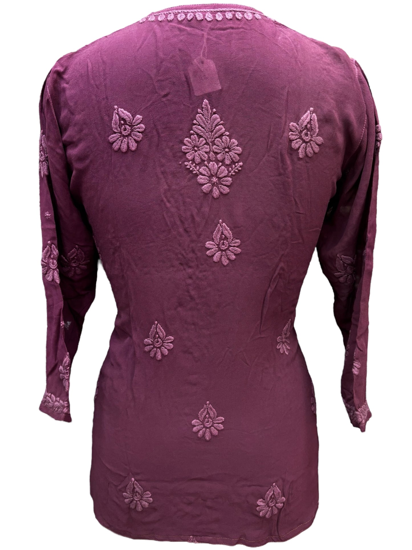 Premium Viscos Short Kurti With Fine 3D Embroidery