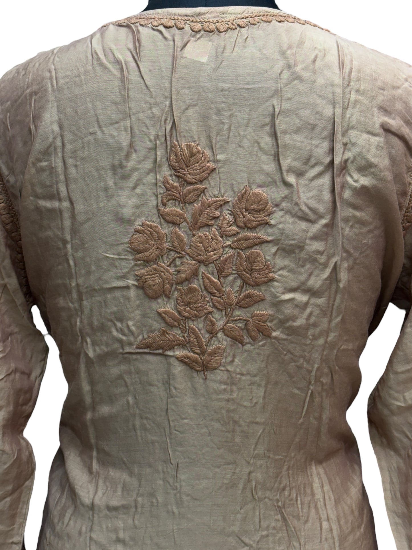 Stunning Muslin Kurti with Self-Thread 3D Embroidery – Elevate Your Ethnic Wardrobe