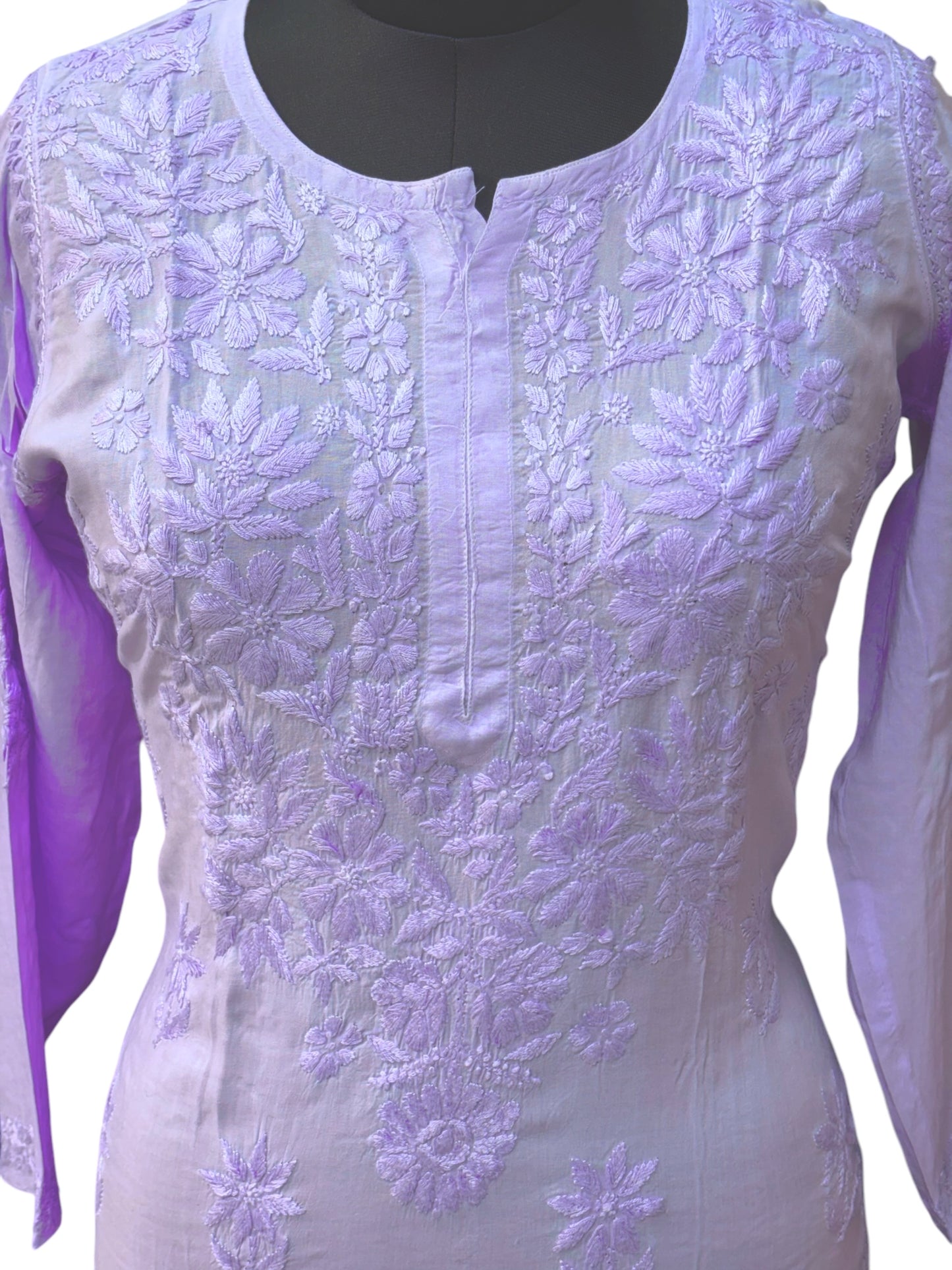 Modal Chikankari Kurti with Delicate Resham Embroidery