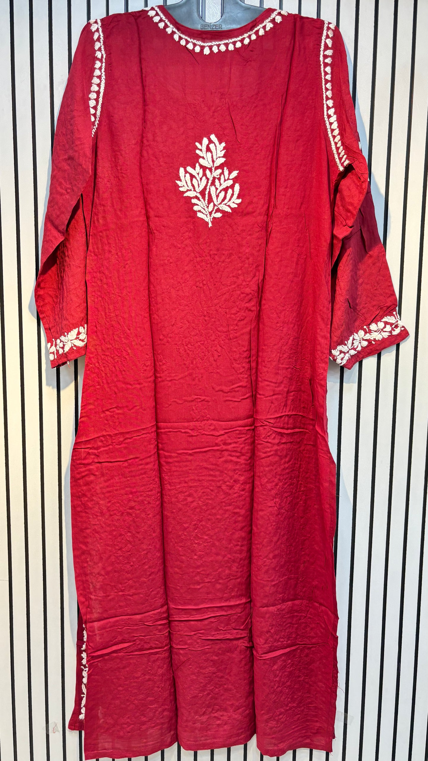 Pure Modal 38 Size Kurtis with Resham thread & 3d Embroidery🪡