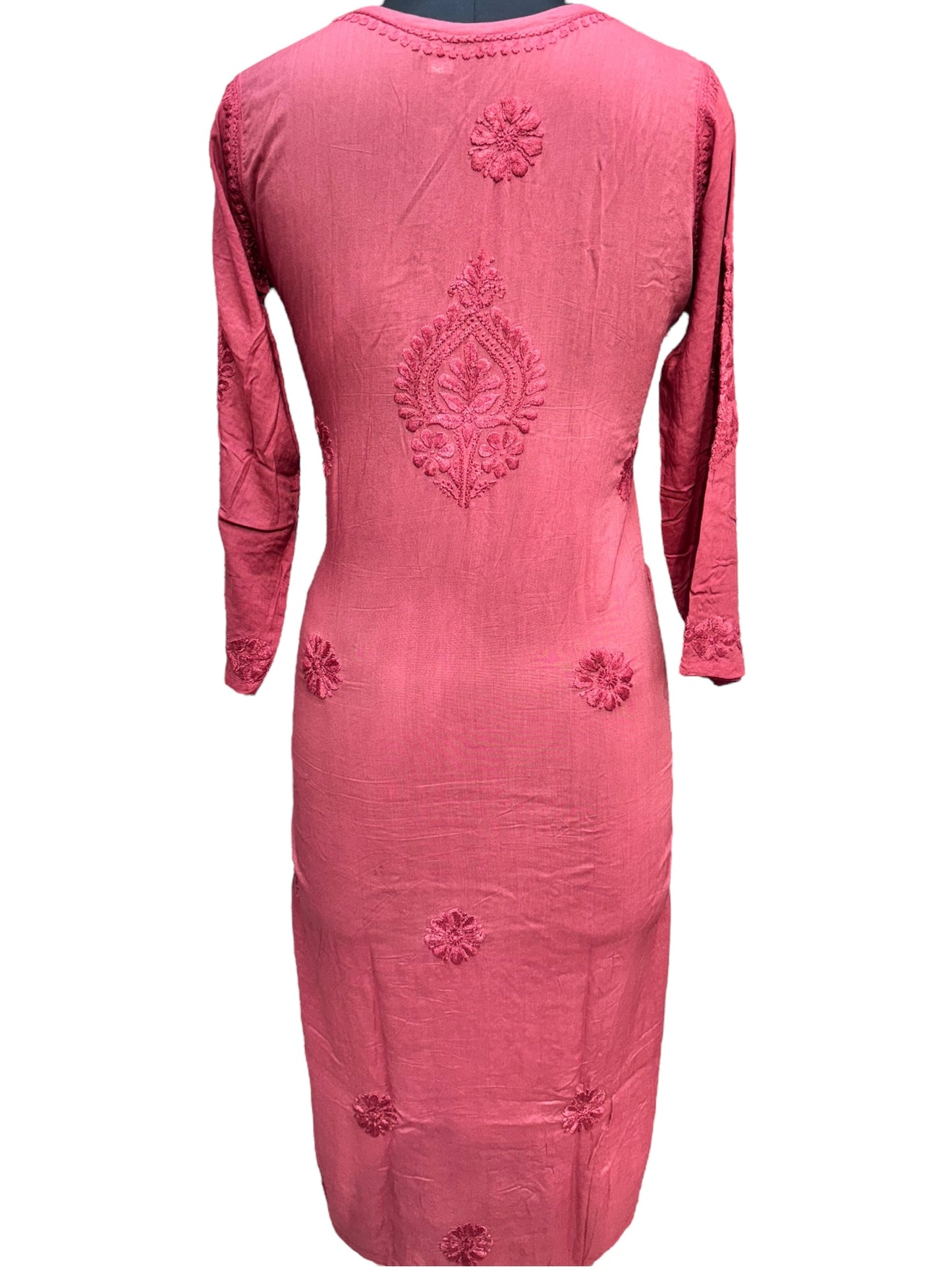 Modal Chikankari Kurti with Delicate Resham Embroidery