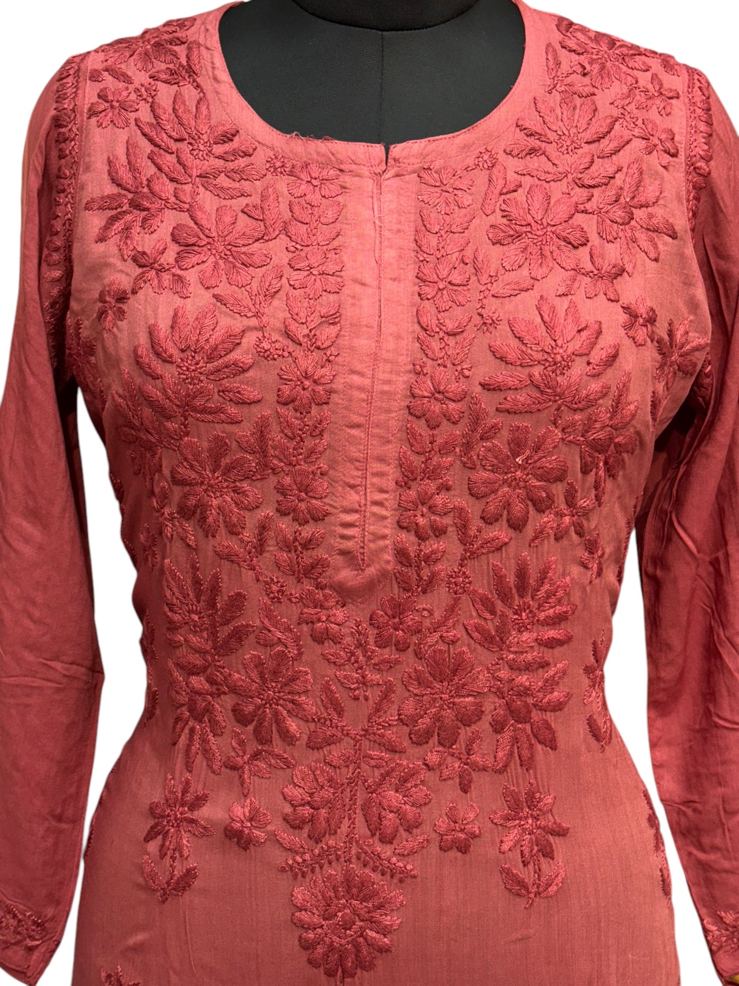 Modal Chikankari Kurti with Delicate Resham Embroidery
