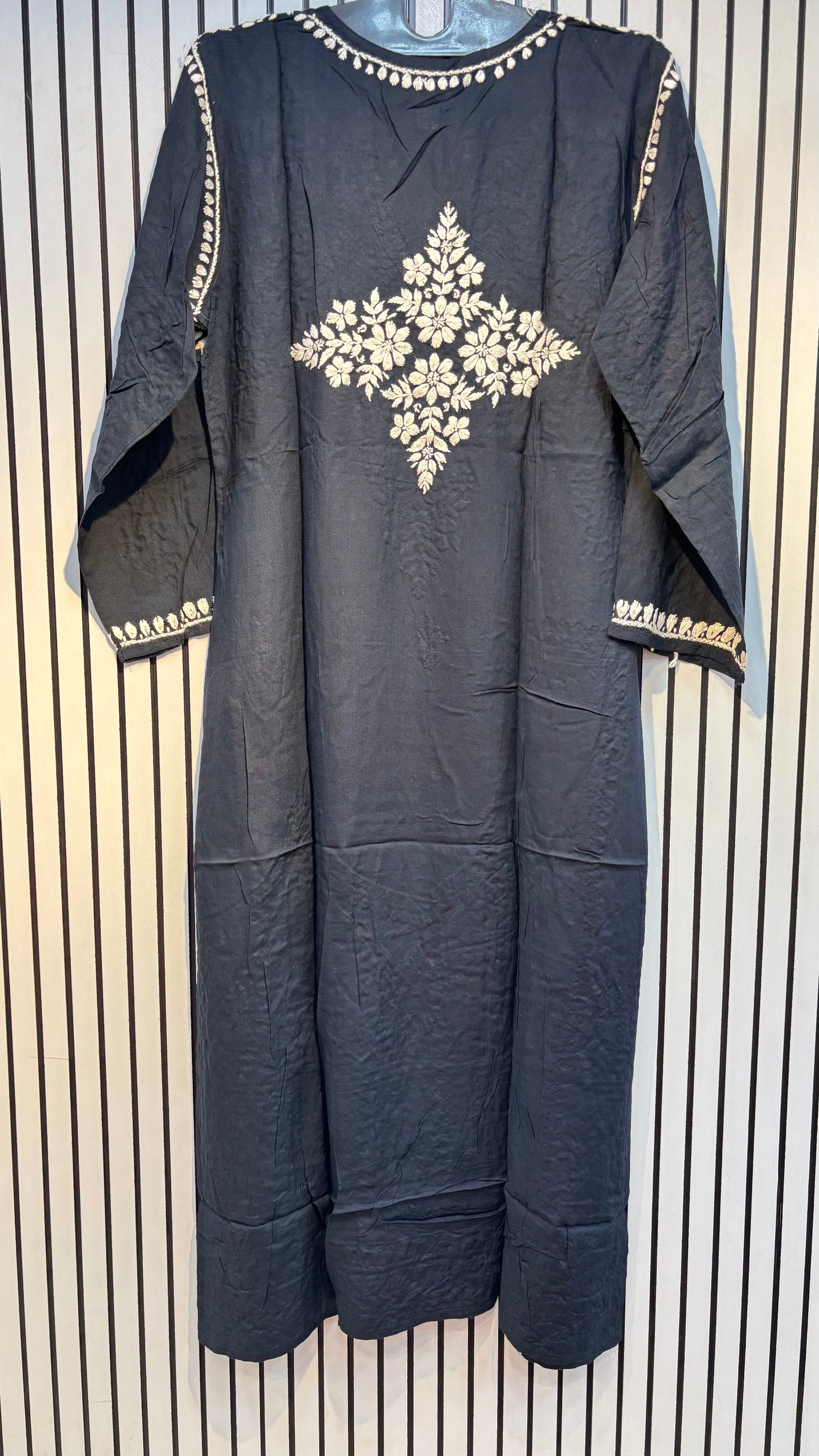 Pure Modal 38 Size Kurtis with Resham thread & 3d Embroidery🪡