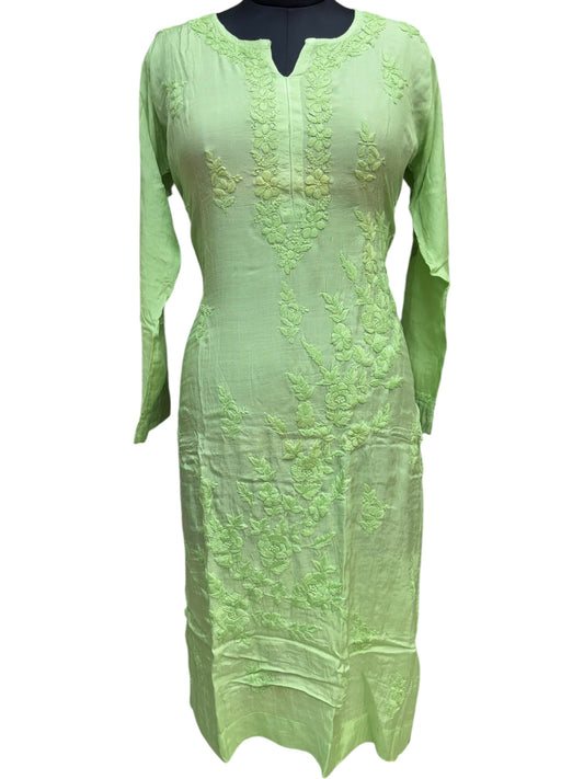 Stunning Muslin Kurti with Self-Thread 3D Embroidery – Elevate Your Ethnic Wardrobe