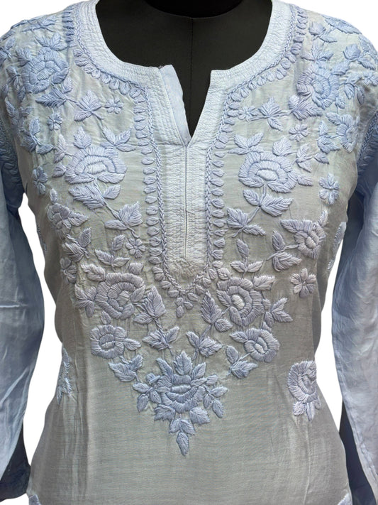 Stunning Muslin Kurti with Self-Thread 3D Embroidery – Elevate Your Ethnic Wardrobe