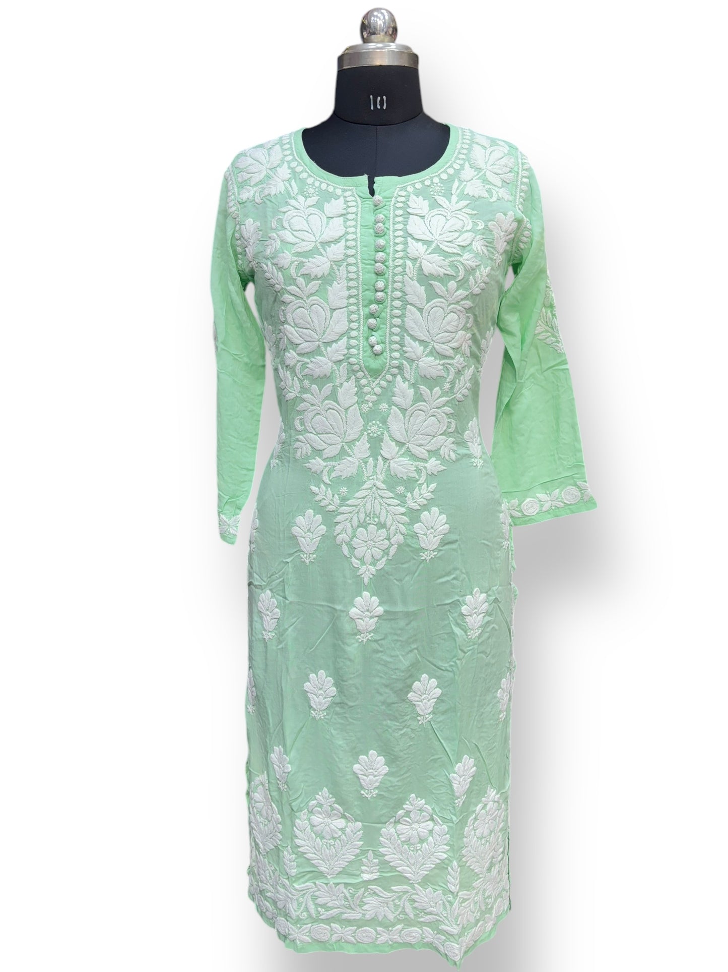 Premium Modal 40 Size Kurtis With 3D Embroidery