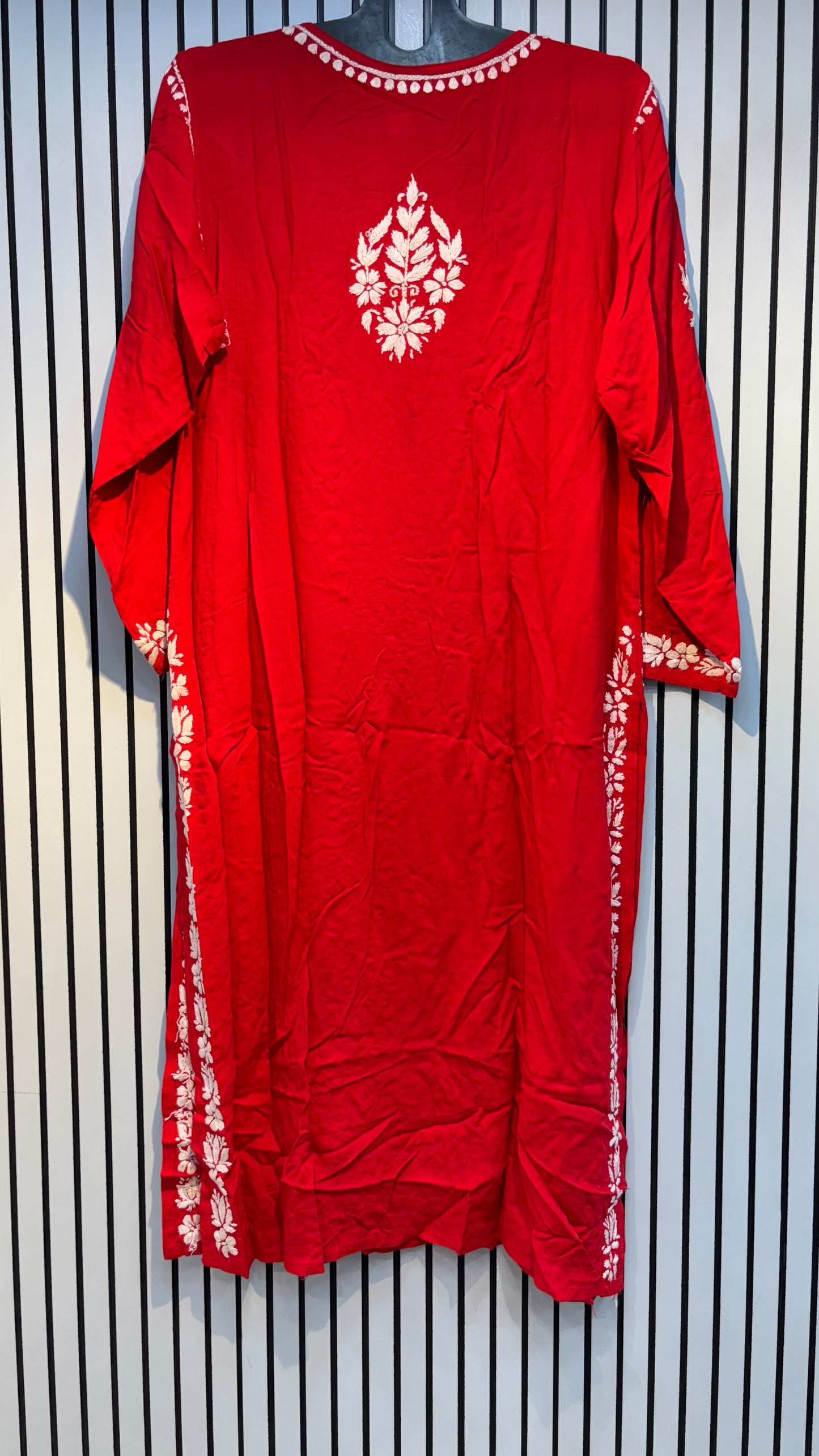 Pure Modal 42 Size Kurtis with Resham thread & 3d Embroidery🪡