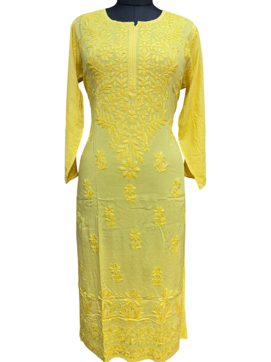 Modal Chikankari Kurti with Delicate Resham Embroidery