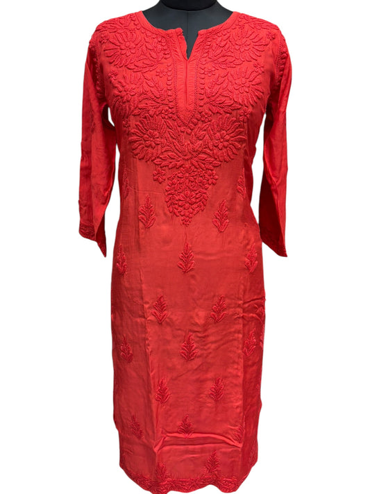 Stunning Muslin Kurti with Self-Thread 3D Embroidery – Elevate Your Ethnic Wardrobe