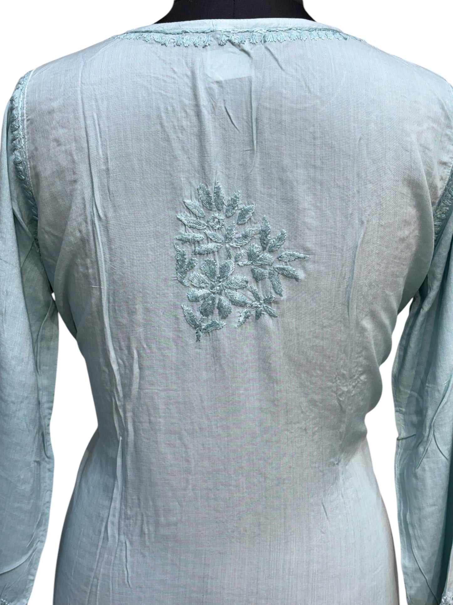 Modal Chikankari Kurti with Delicate Resham Embroidery