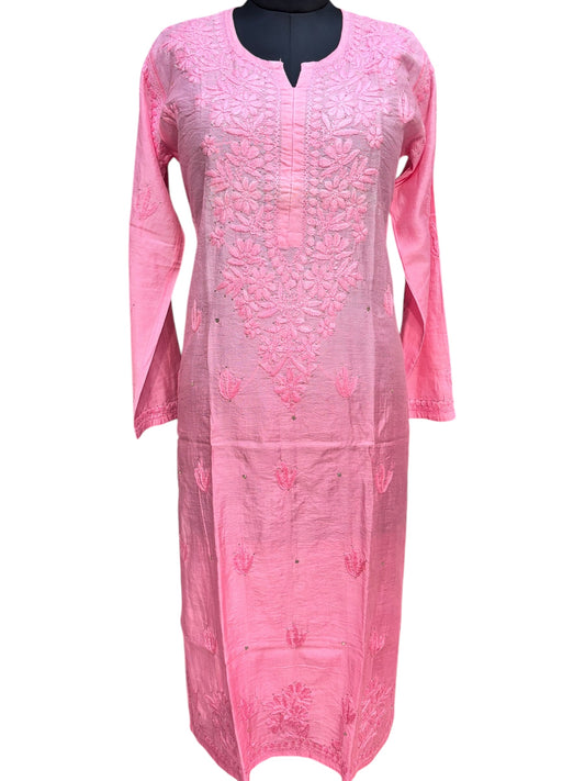 Luxurious Silk Ombre Kurti with Mukaish & intricate Resham Embroidery– Unveiling Timeless Artistry