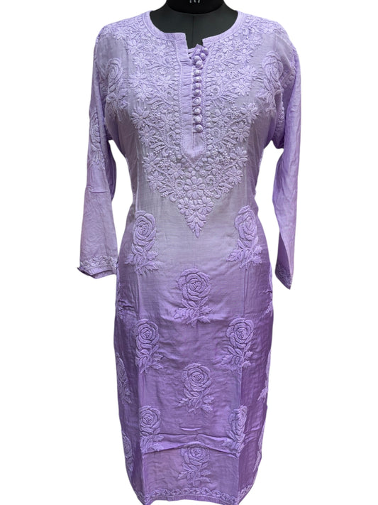 Stunning Muslin Ombre Kurti with Self-Thread 3D Embroidery – Elevate Your Ethnic Wardrobe
